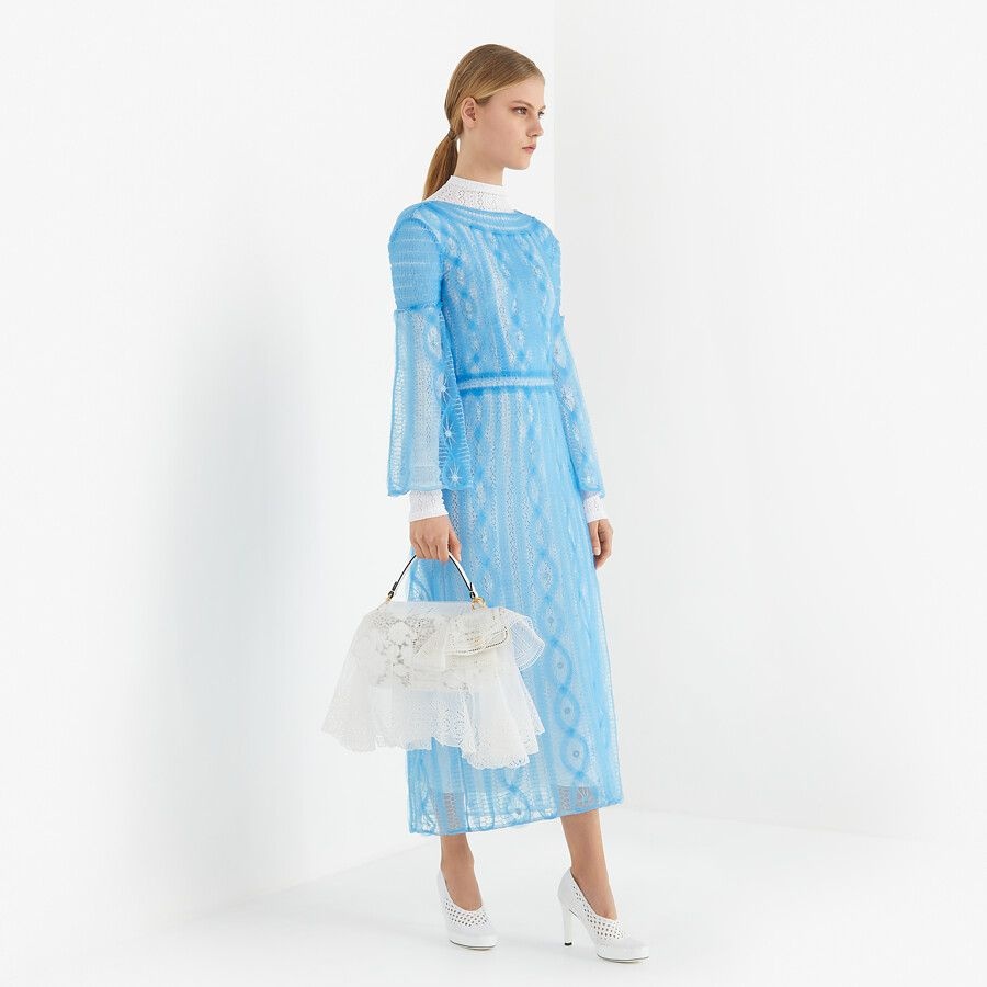 Light blue nylon dress - 4