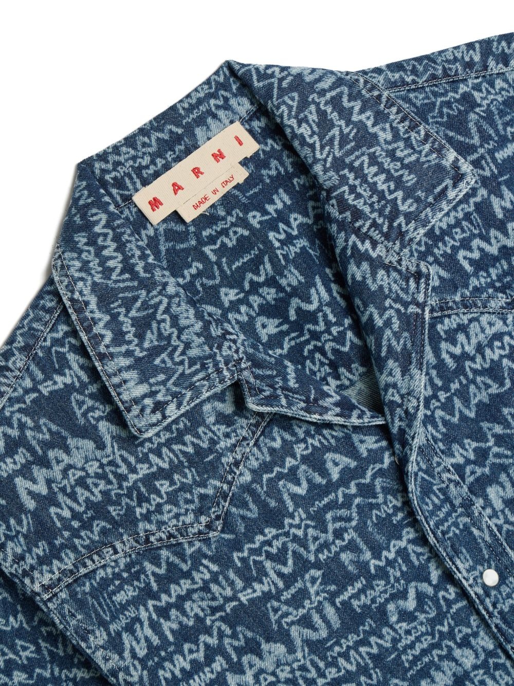 Logo Western denim shirt - 3