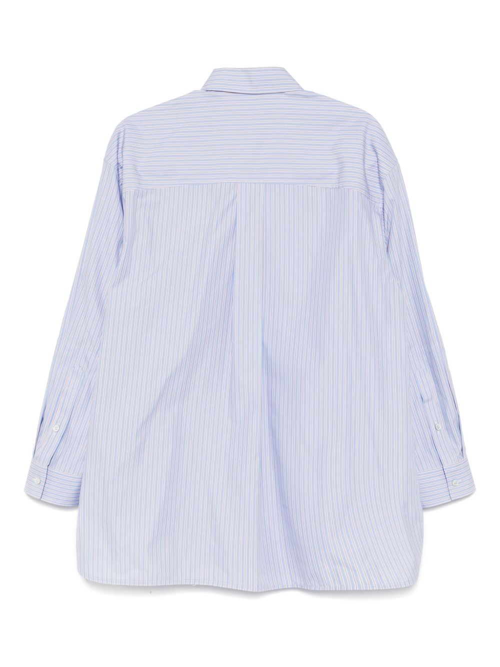 pinstripe pattern shirt - 2