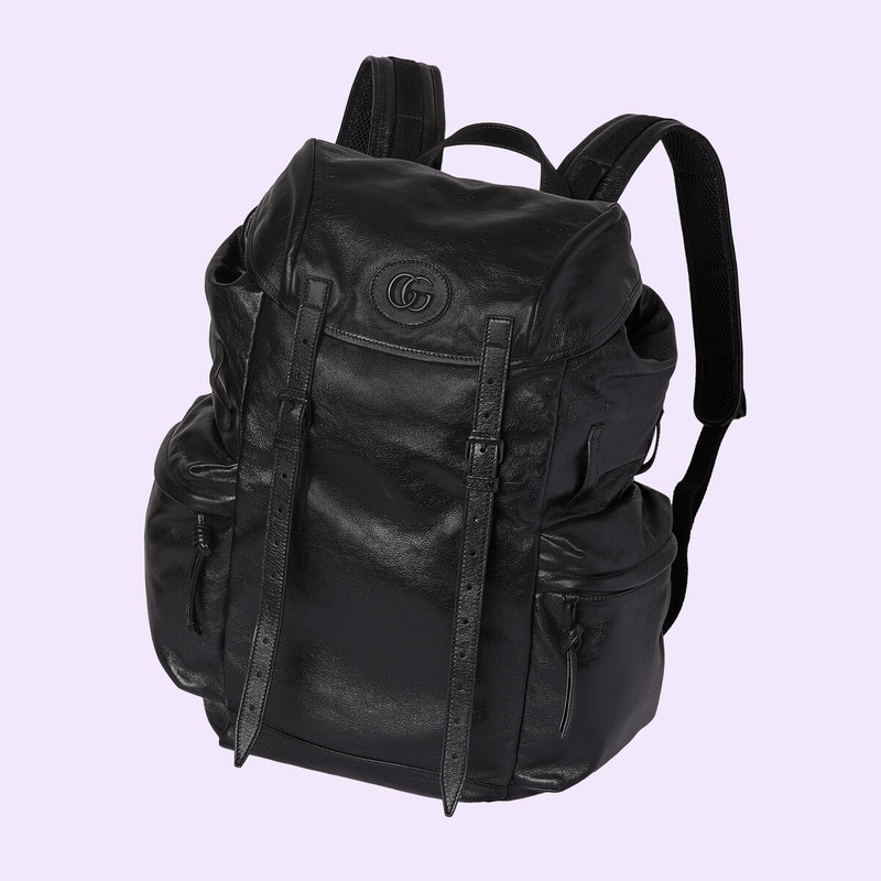 Backpack with tonal Double G 4