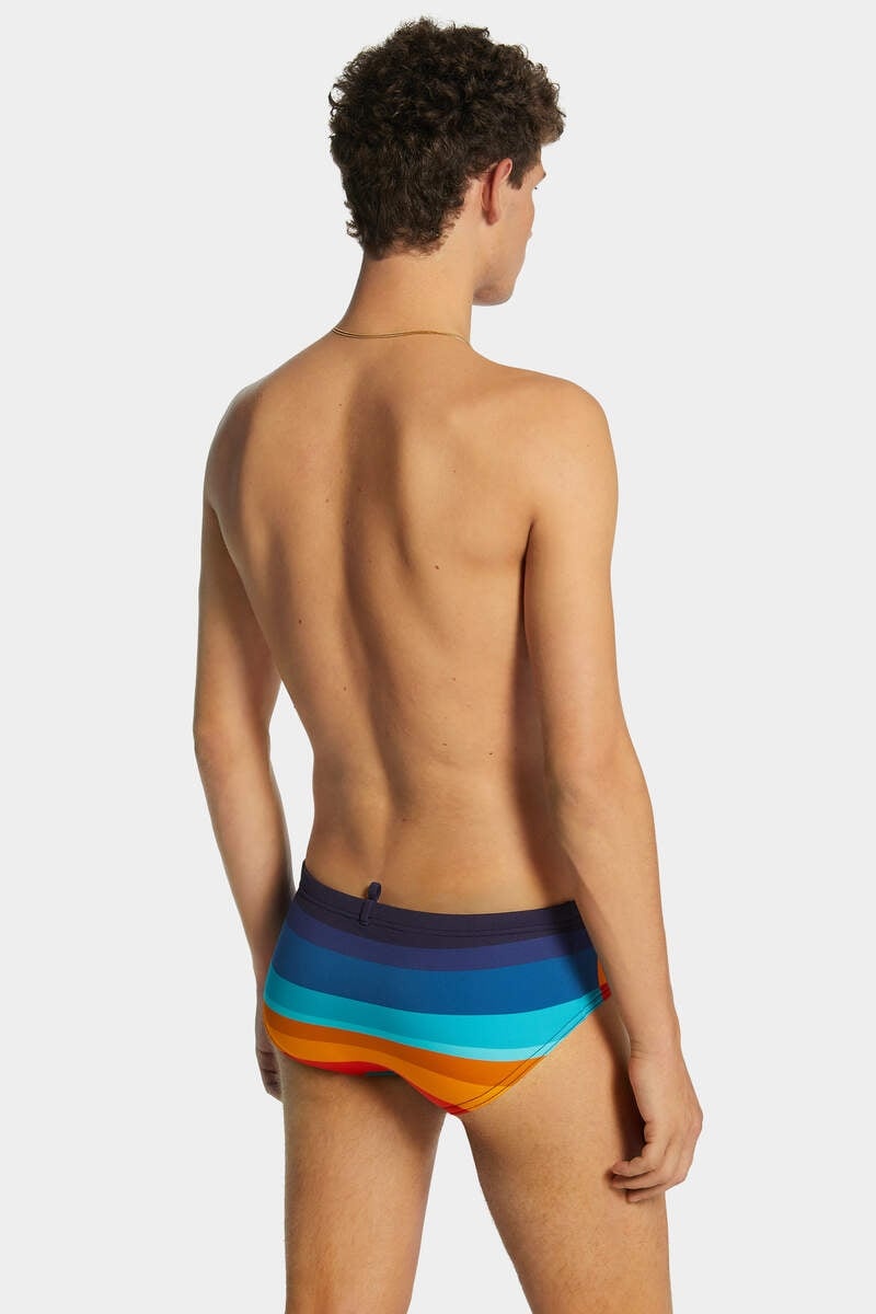 SUMMER LOVERS SUNSET SWIM BRIEF - 4