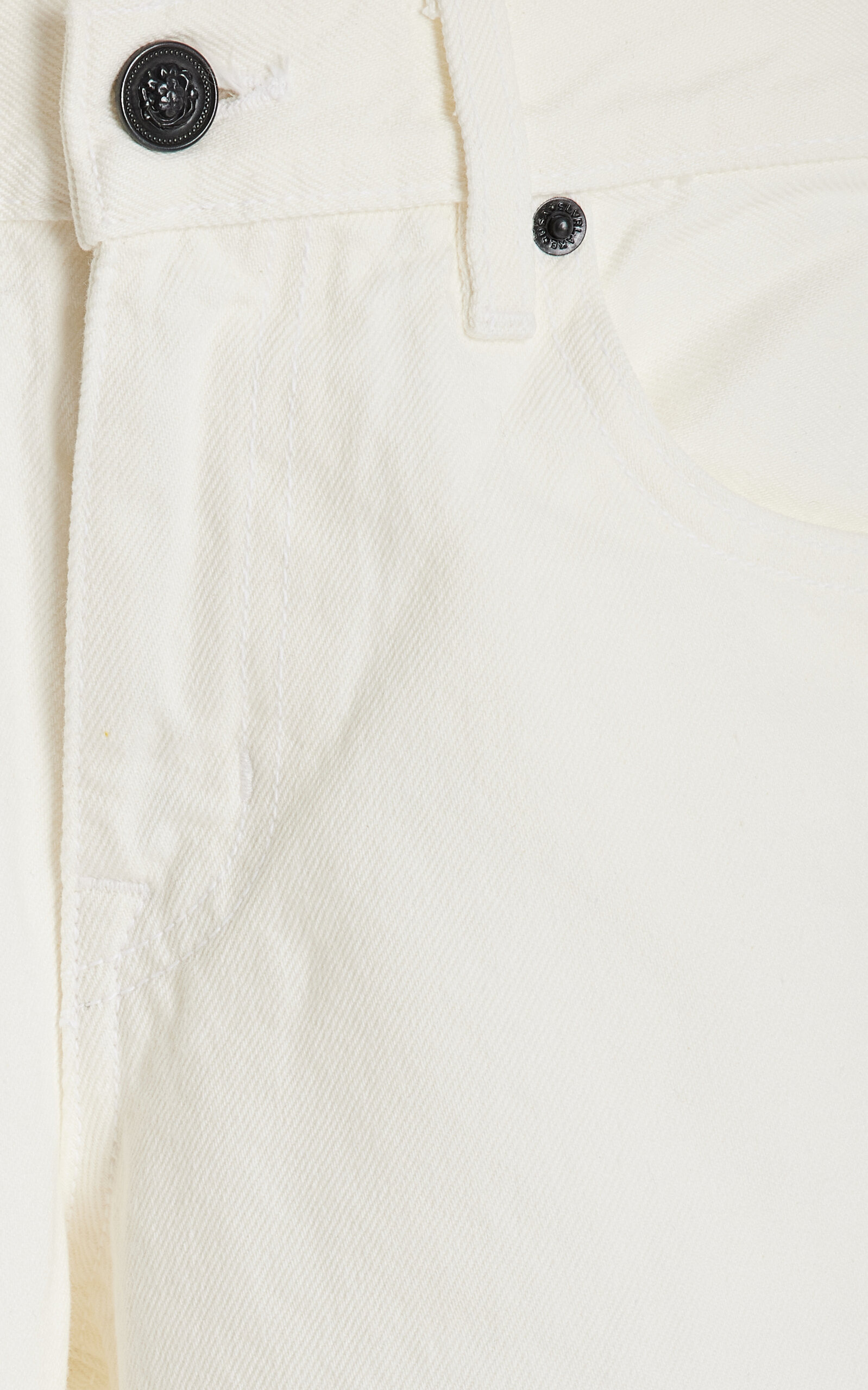 Mica Mid-Rise Wide-Leg Jeans white - 5