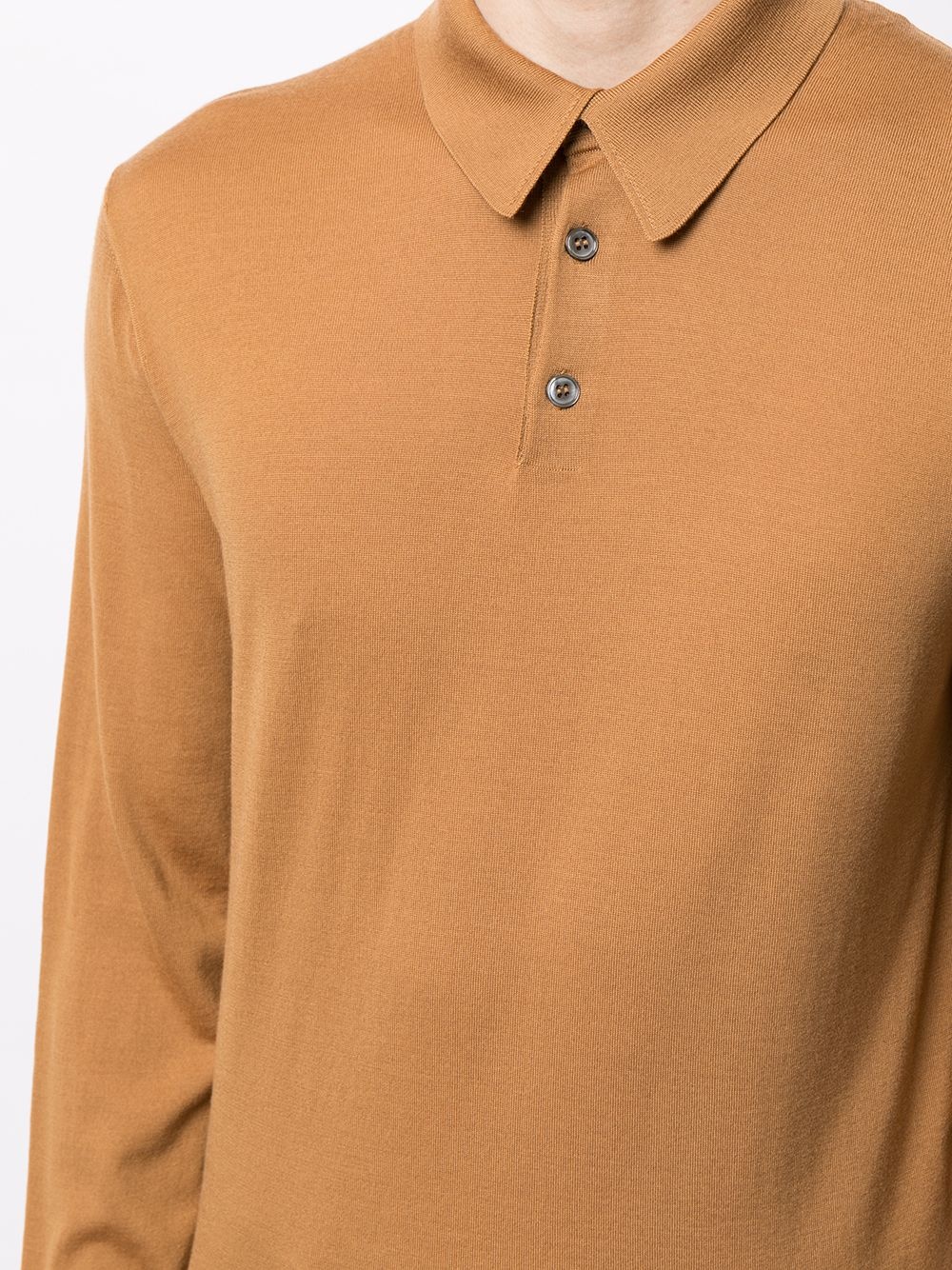 long-sleeve polo shirt - 5