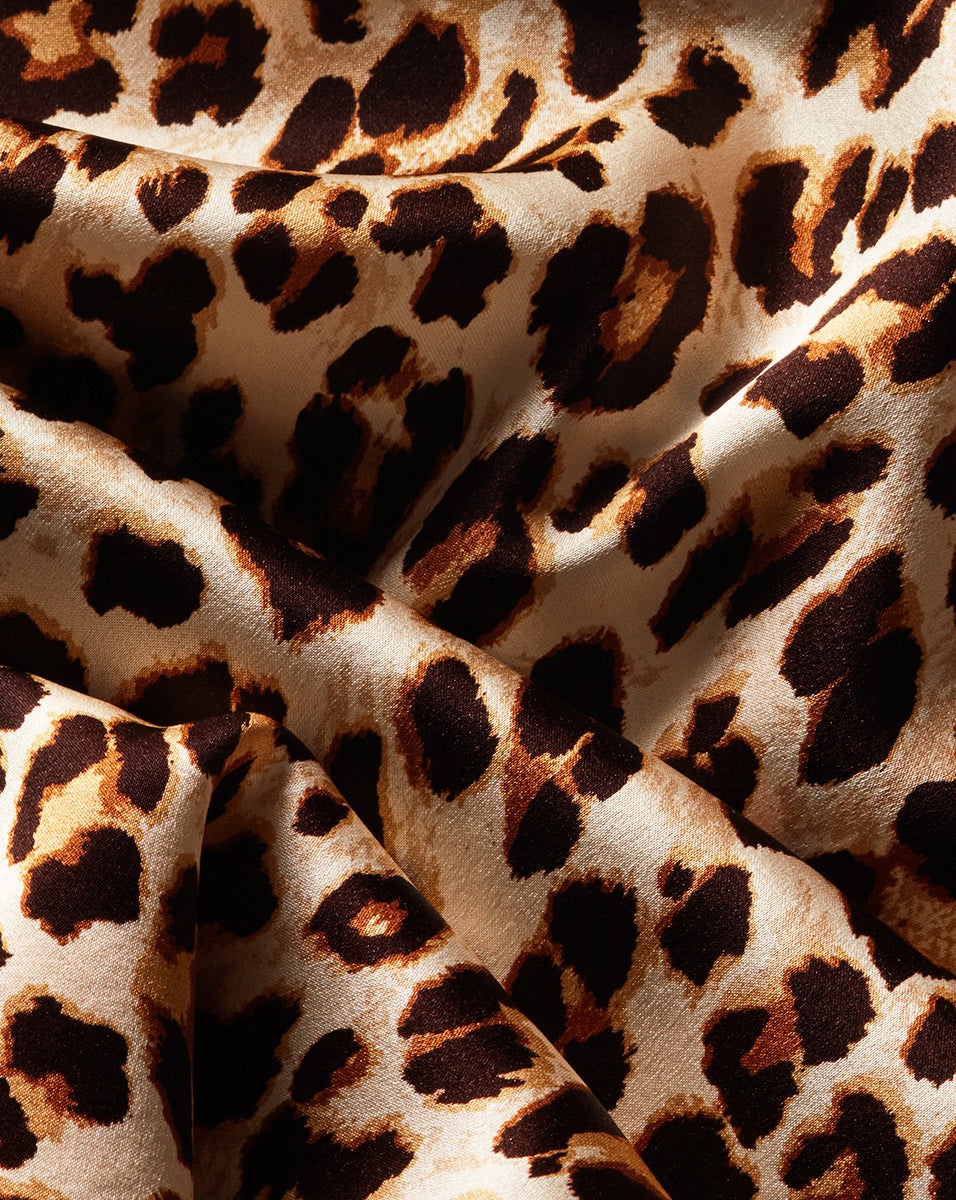 KURA LEOPARD-PRINT COLUMN DRESS - 4