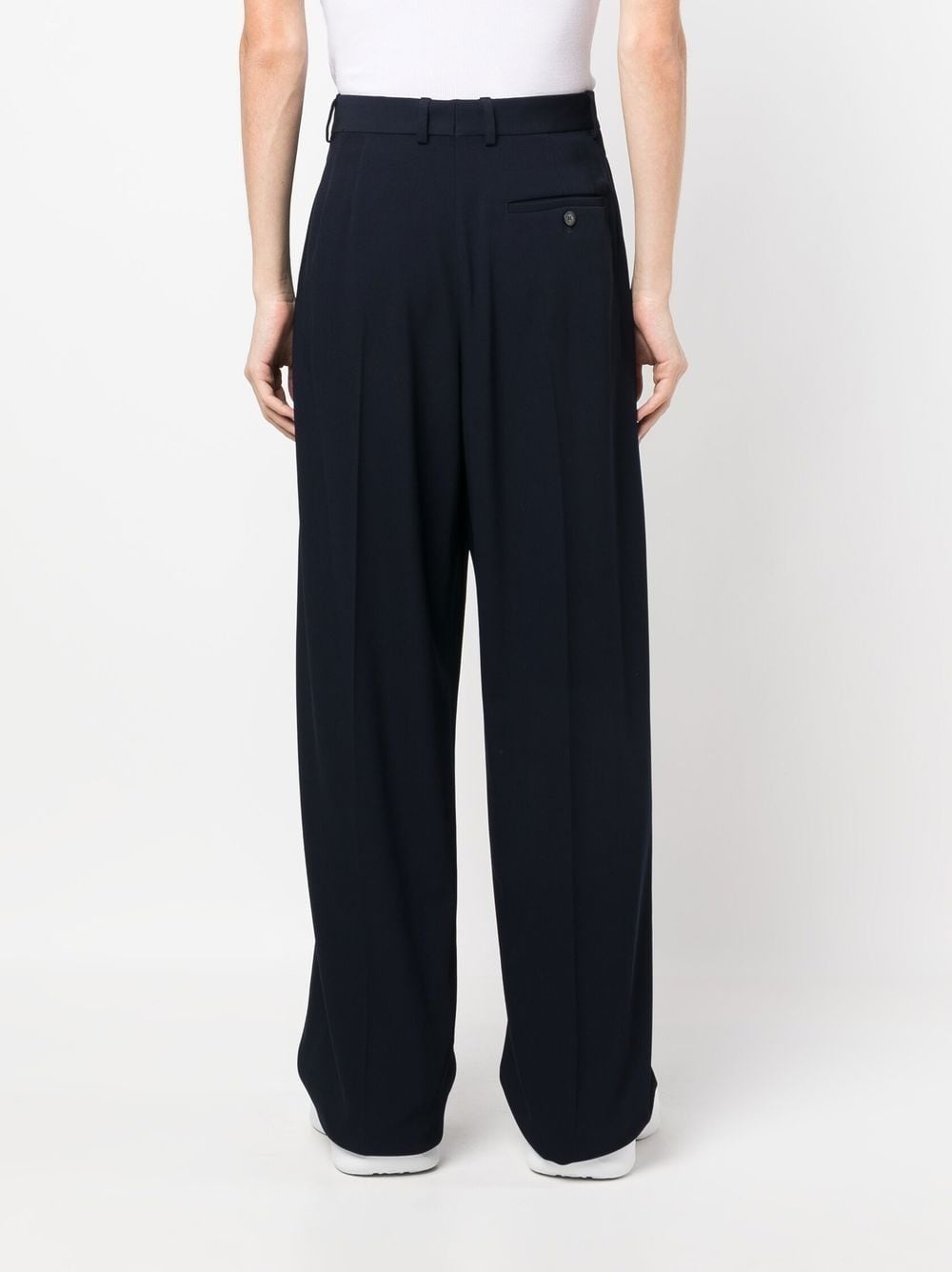 large-fit tailored trousers - 4