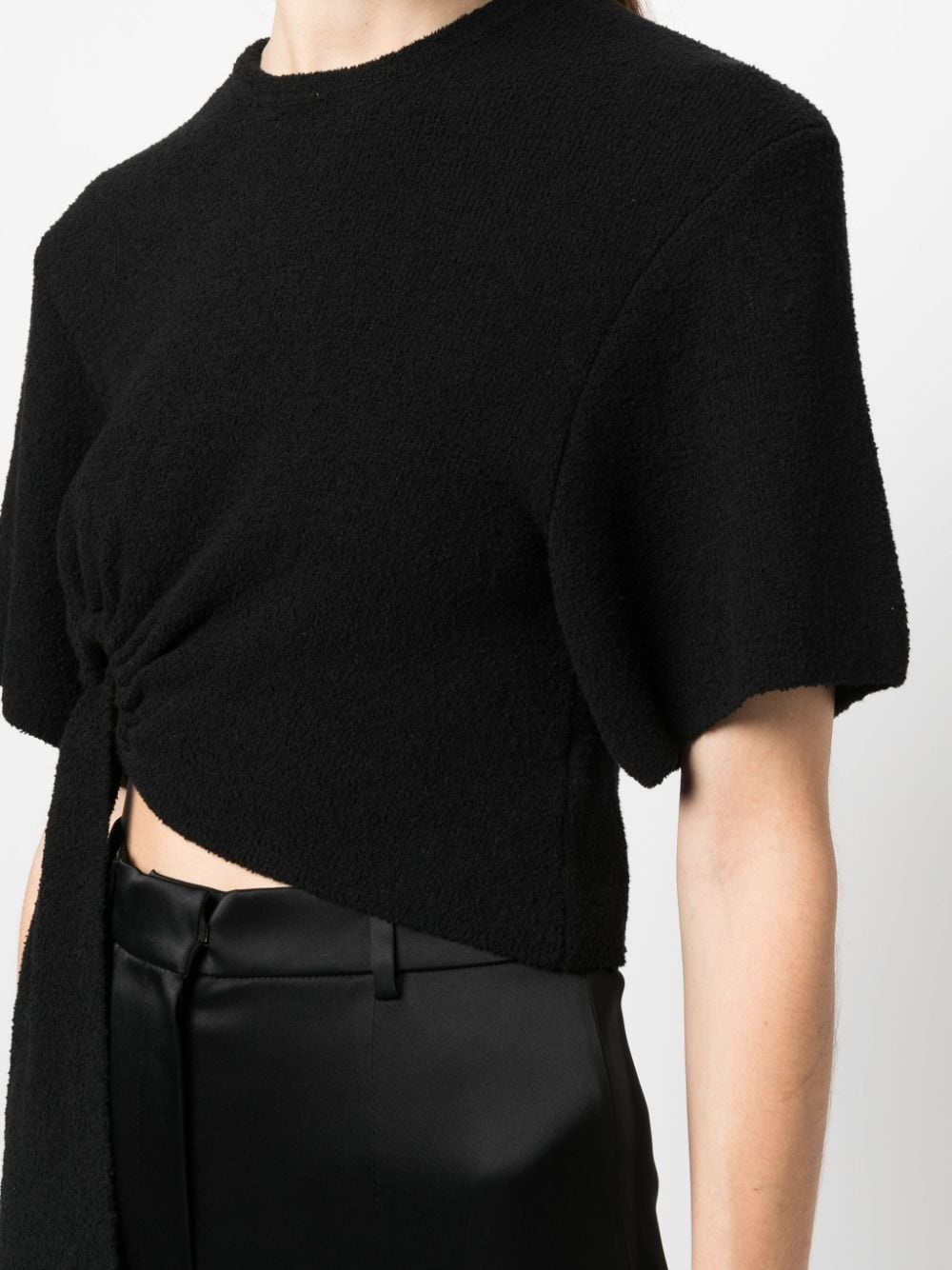 Davita asymmetric terrycloth top - 5