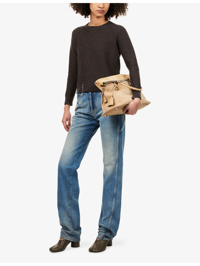 Maison Margiela Patch-Pocket Straight-Leg Denim Jeans outlook