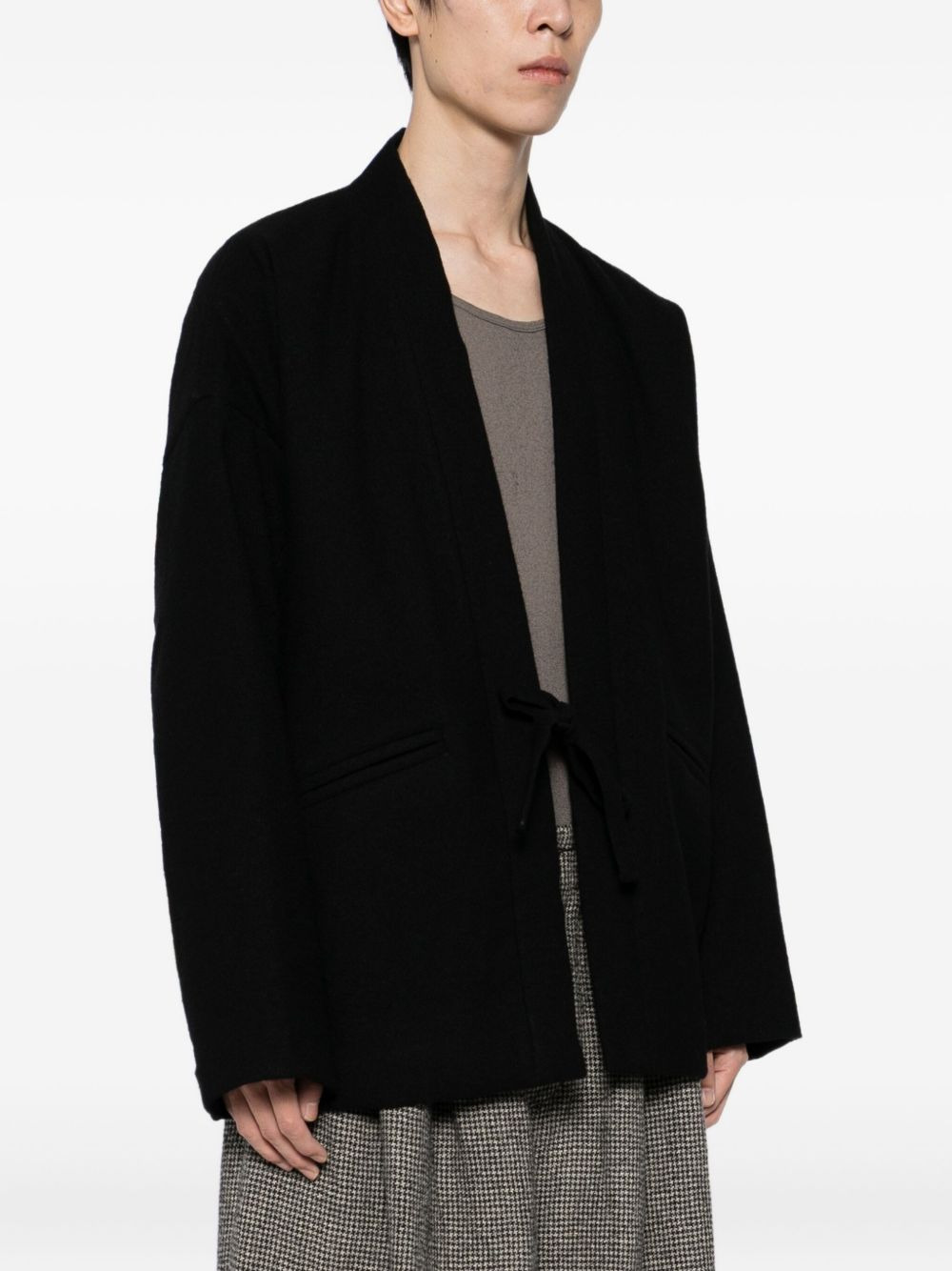 V-neck puffer jacket - 3