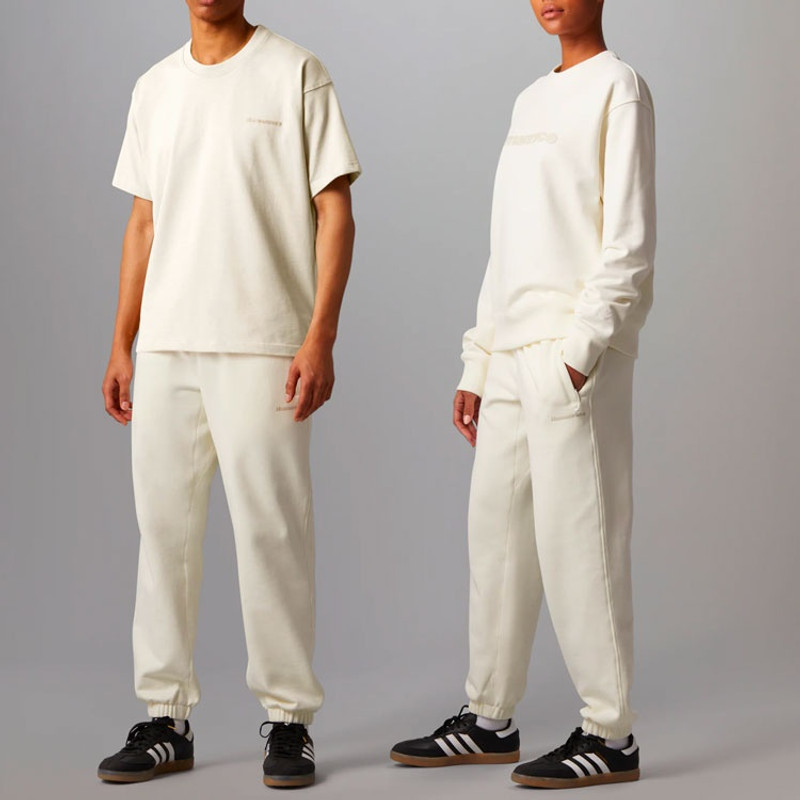 adidas adidas originals x Pharrell Williams Crossover Solid Color Lacing Bundle Feet Sports Pants/Trousers/ outlook