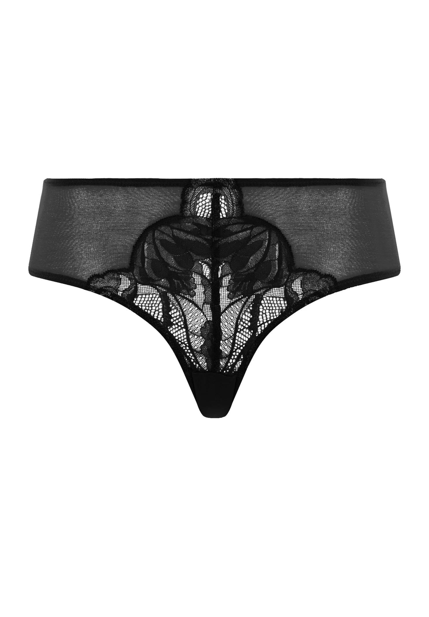 Lysia Lace High Cut Brief - 1