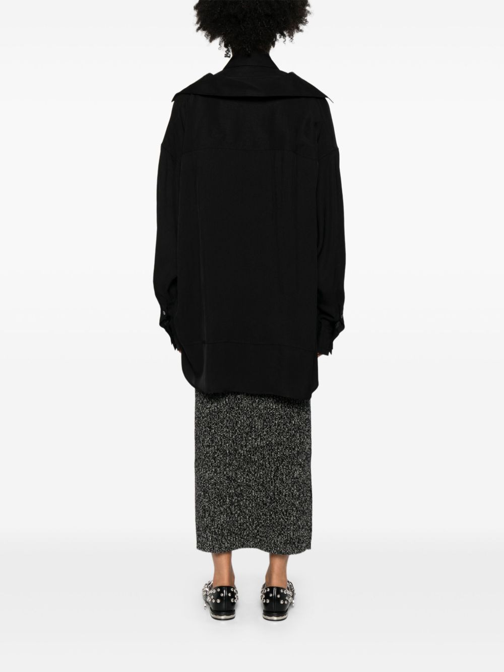 layered button-fastening top - 4