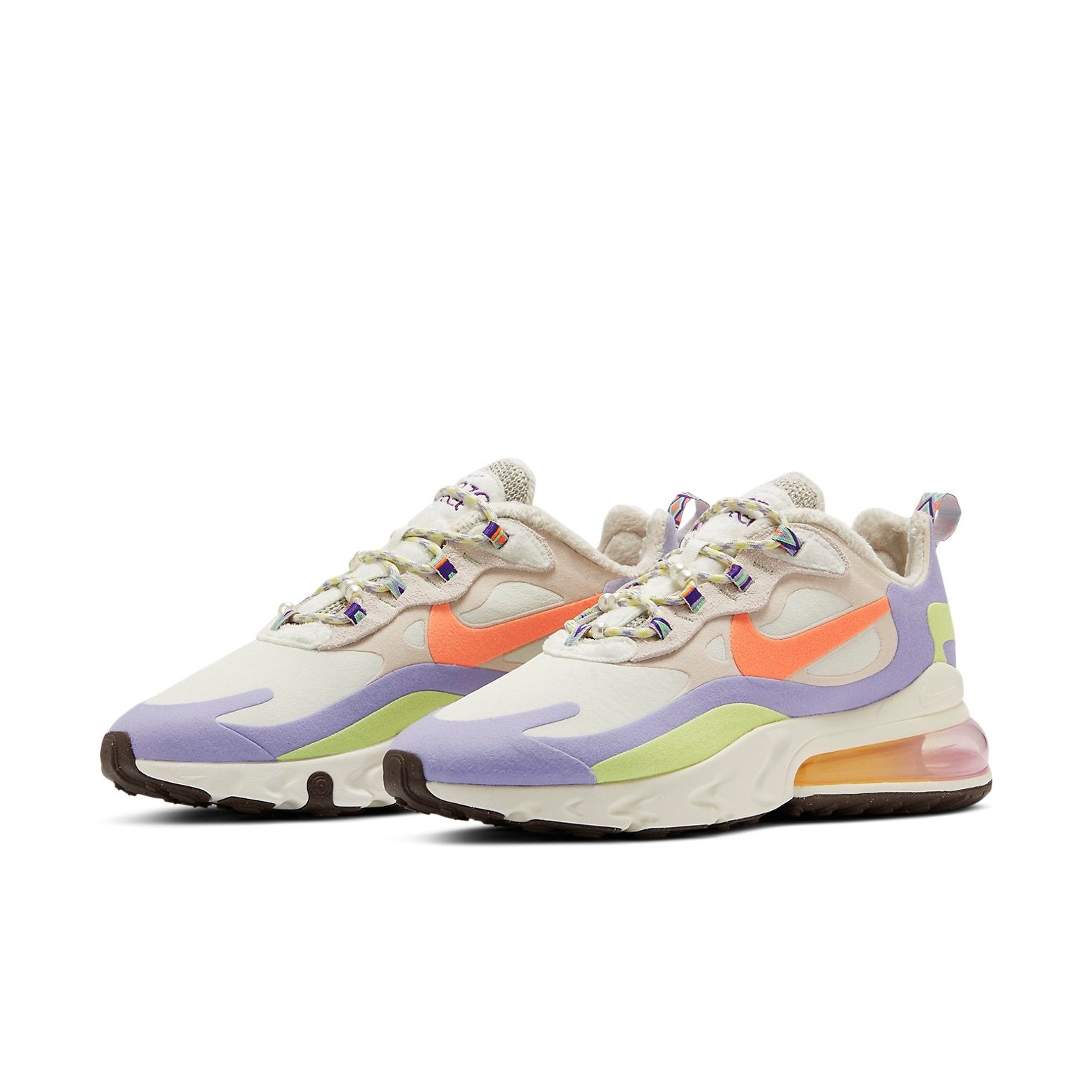 (WMNS) Nike Air Max 270 React 'Sail Orange Frost' DC3276-101 - 3