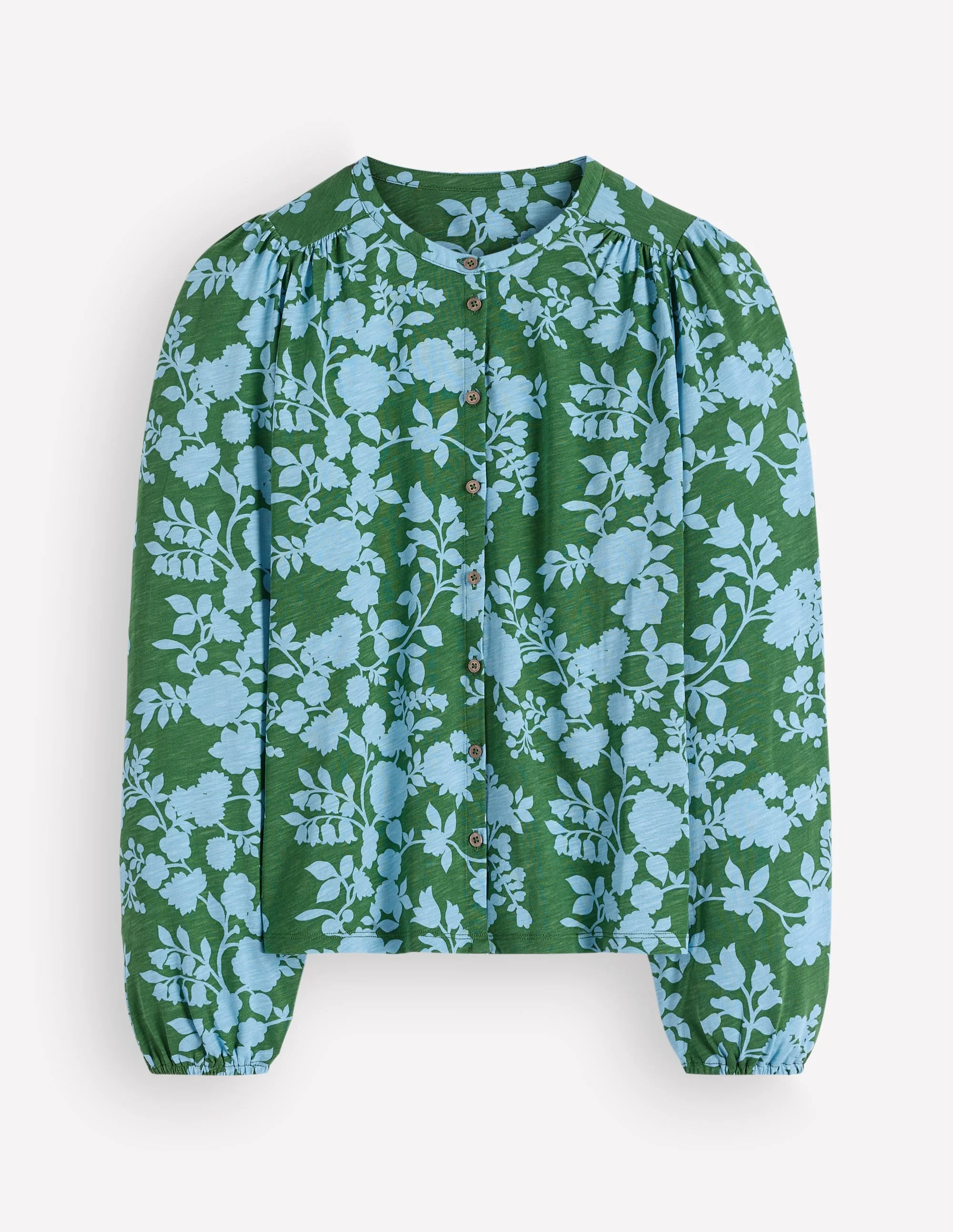 Ara Jersey Shirt-Alpine Green, Bouquet Breeze - 1