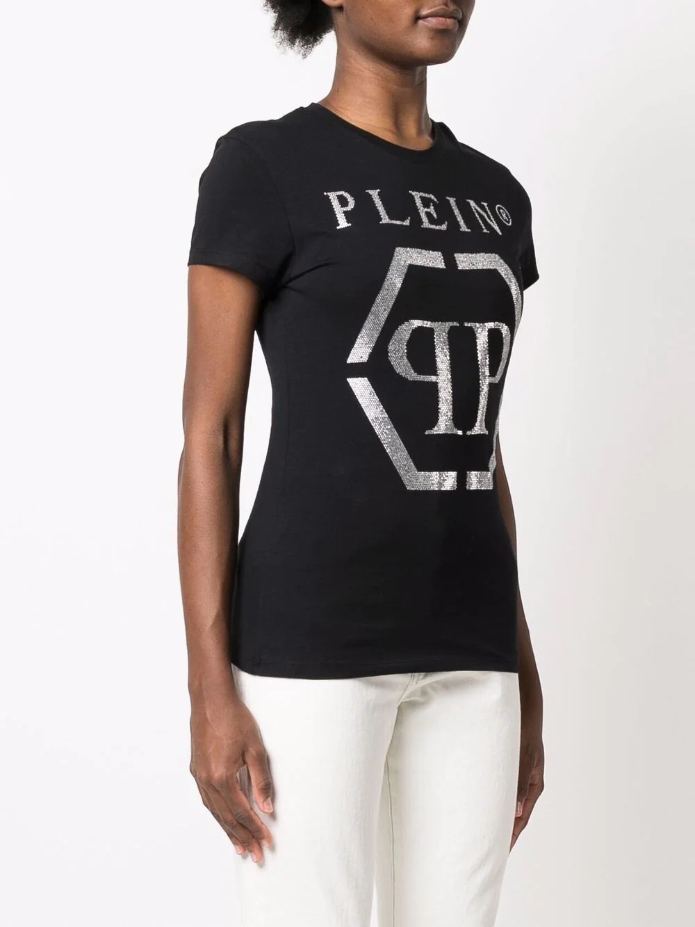 logo-print cotton T-shirt - 3