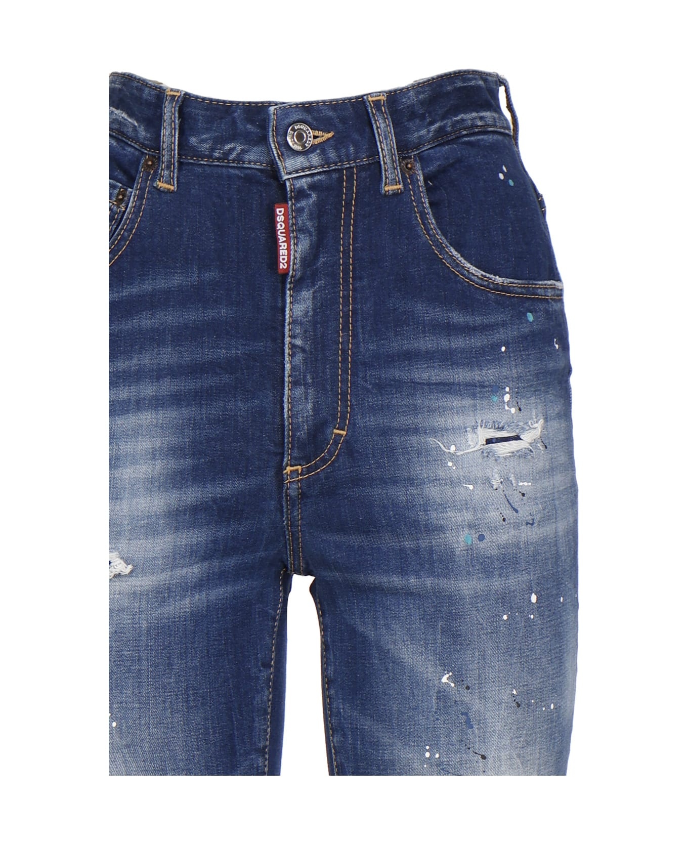 Cropped Flared Jeans - 2