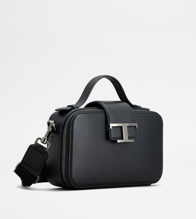 Tod's CAMERA BAG IN LEATHER MINI - BLACK outlook