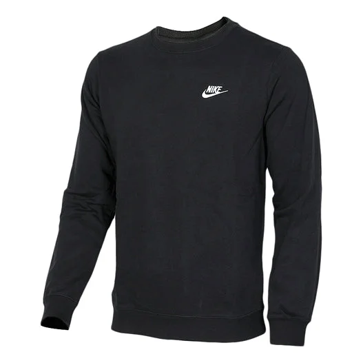 Men's Nike Casual Sports Loose Round Neck Pullover Black 804343-010 - 1