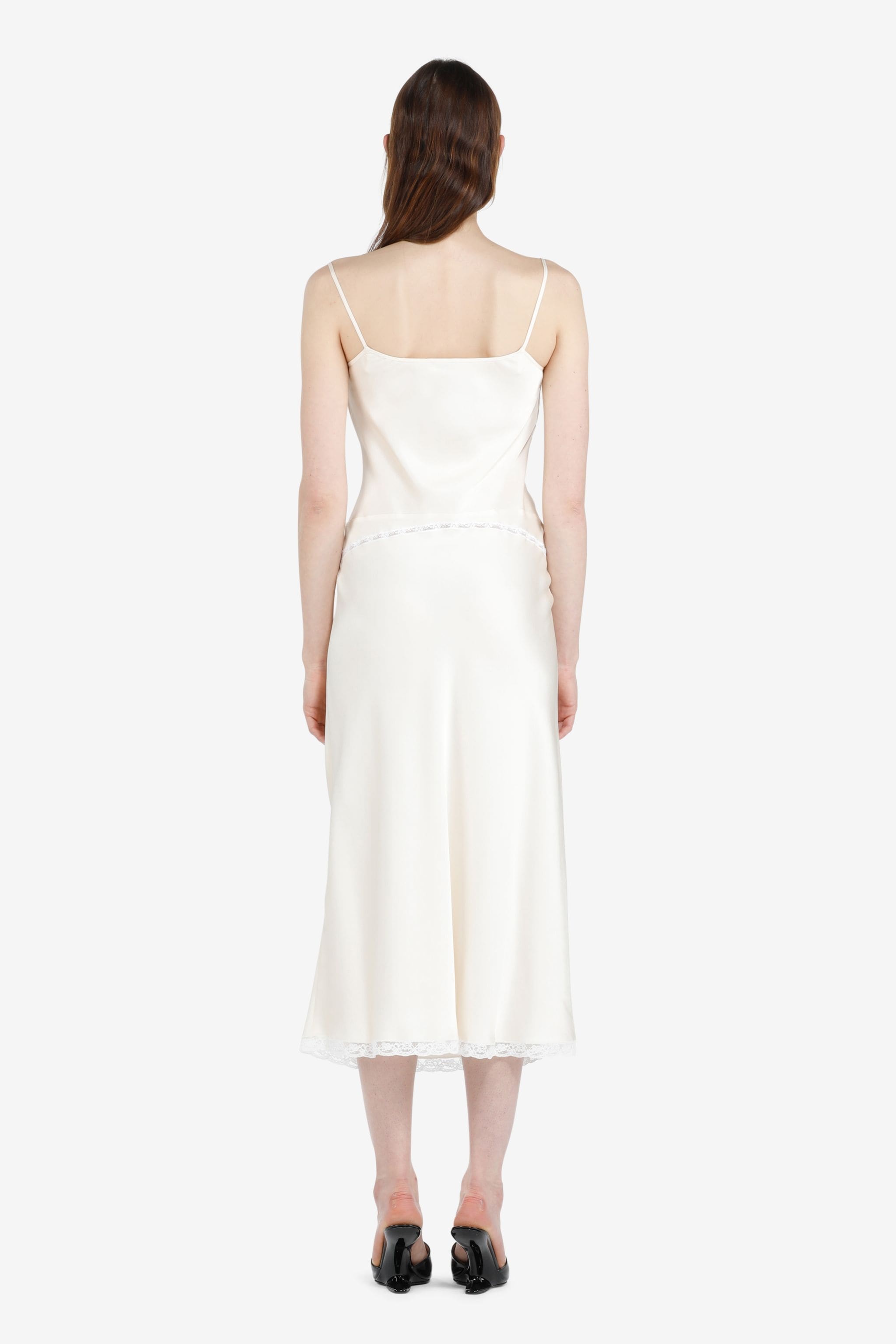 LACE-TRIM SLIP DRESS - 2