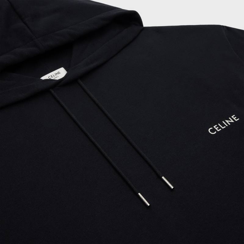 CELINE celine loose hoodie in cotton fleece outlook