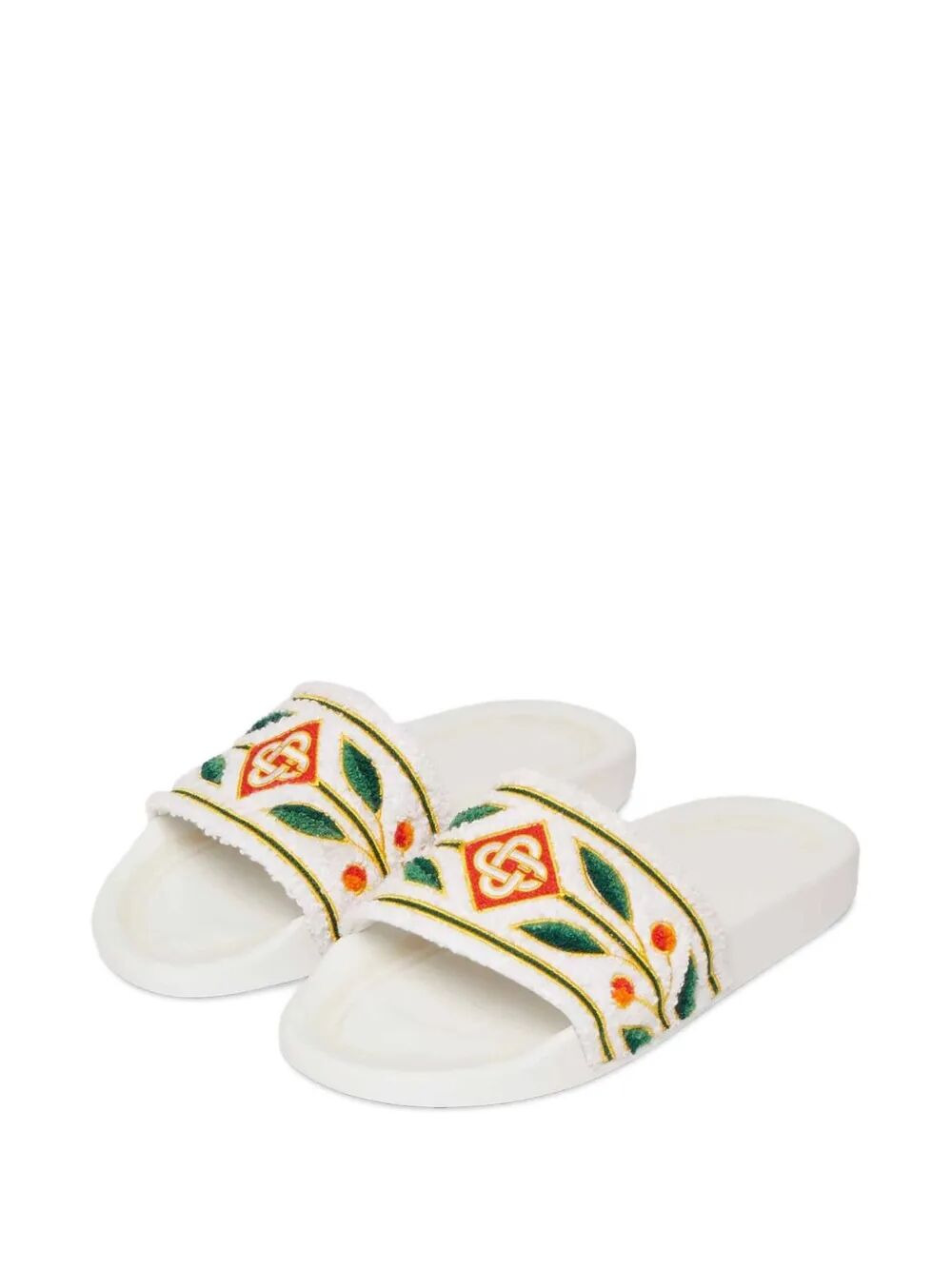 Casablanca Men Embroidered "Terry" Slider - 2
