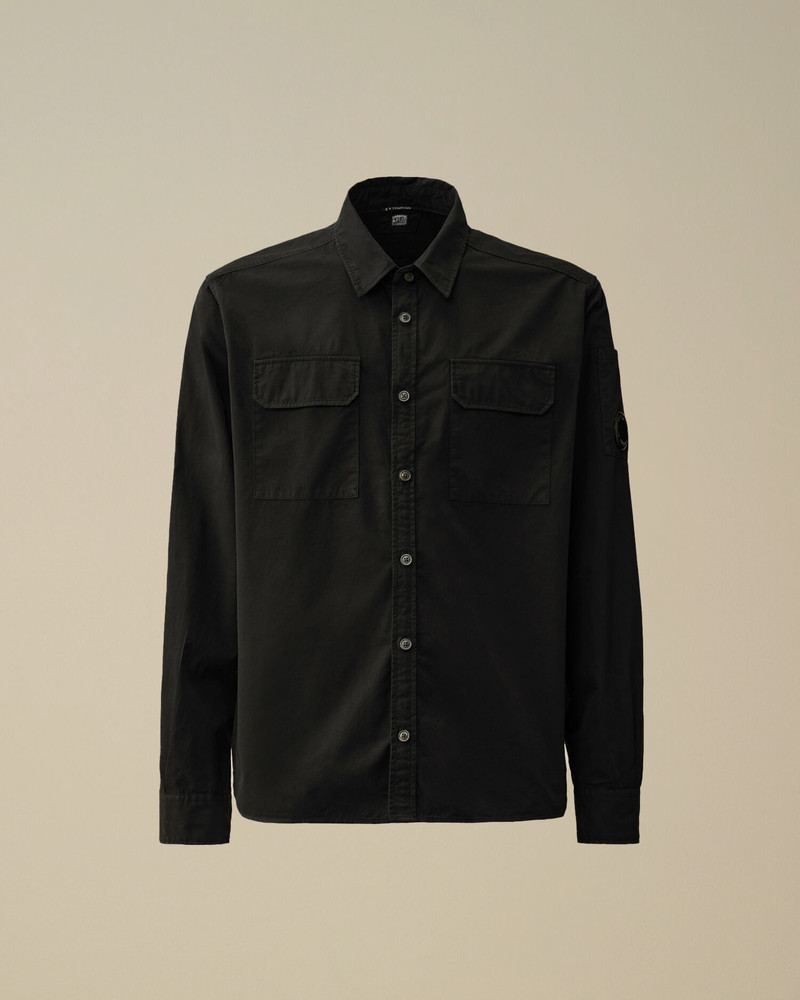 Organic Gabardine Buttoned Lens Shirt 1