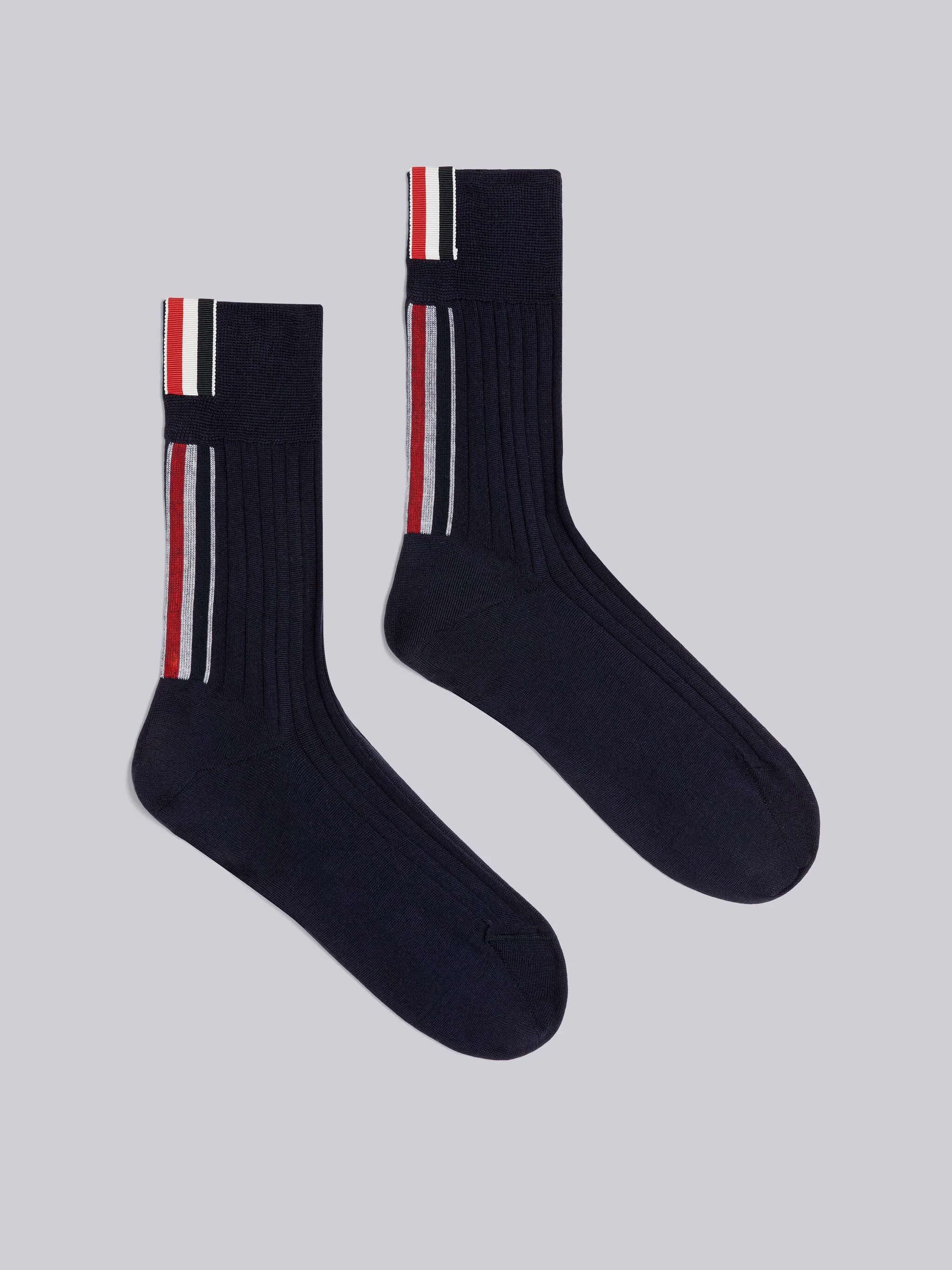 RWB stripe mid-calf socks - 1