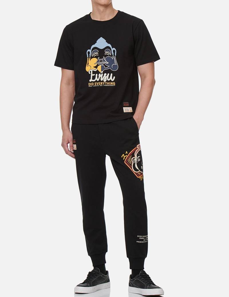 COLOR-BLOCKING GODHEAD PRINT SWEATPANTS 5