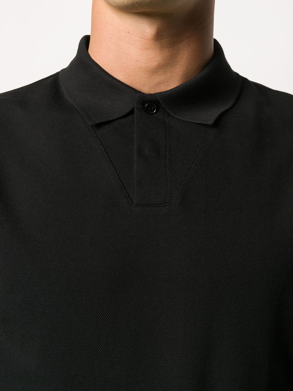 short-sleeved cotton polo shirt - 5