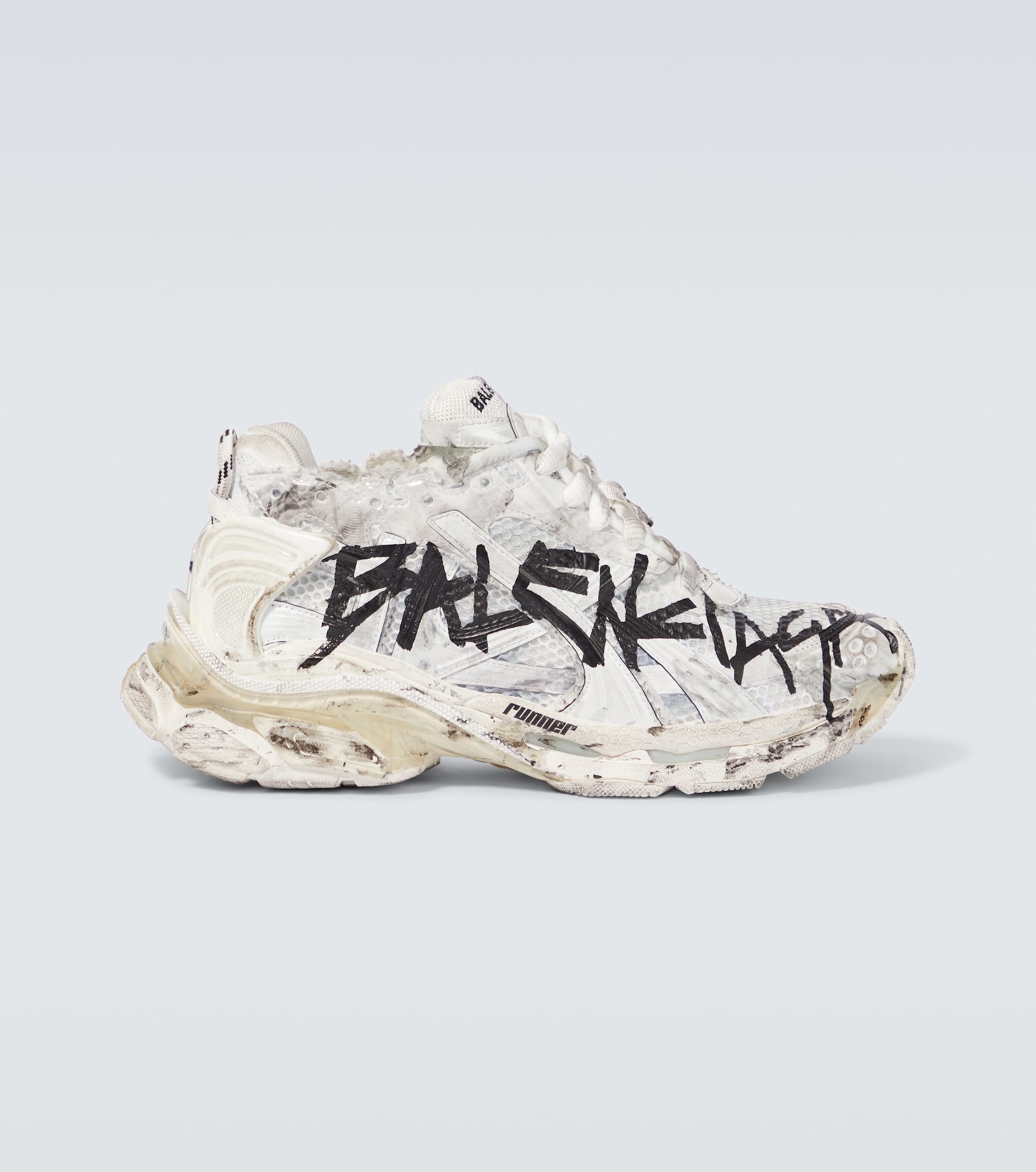 Runner Graffiti distressed sneakers - 1