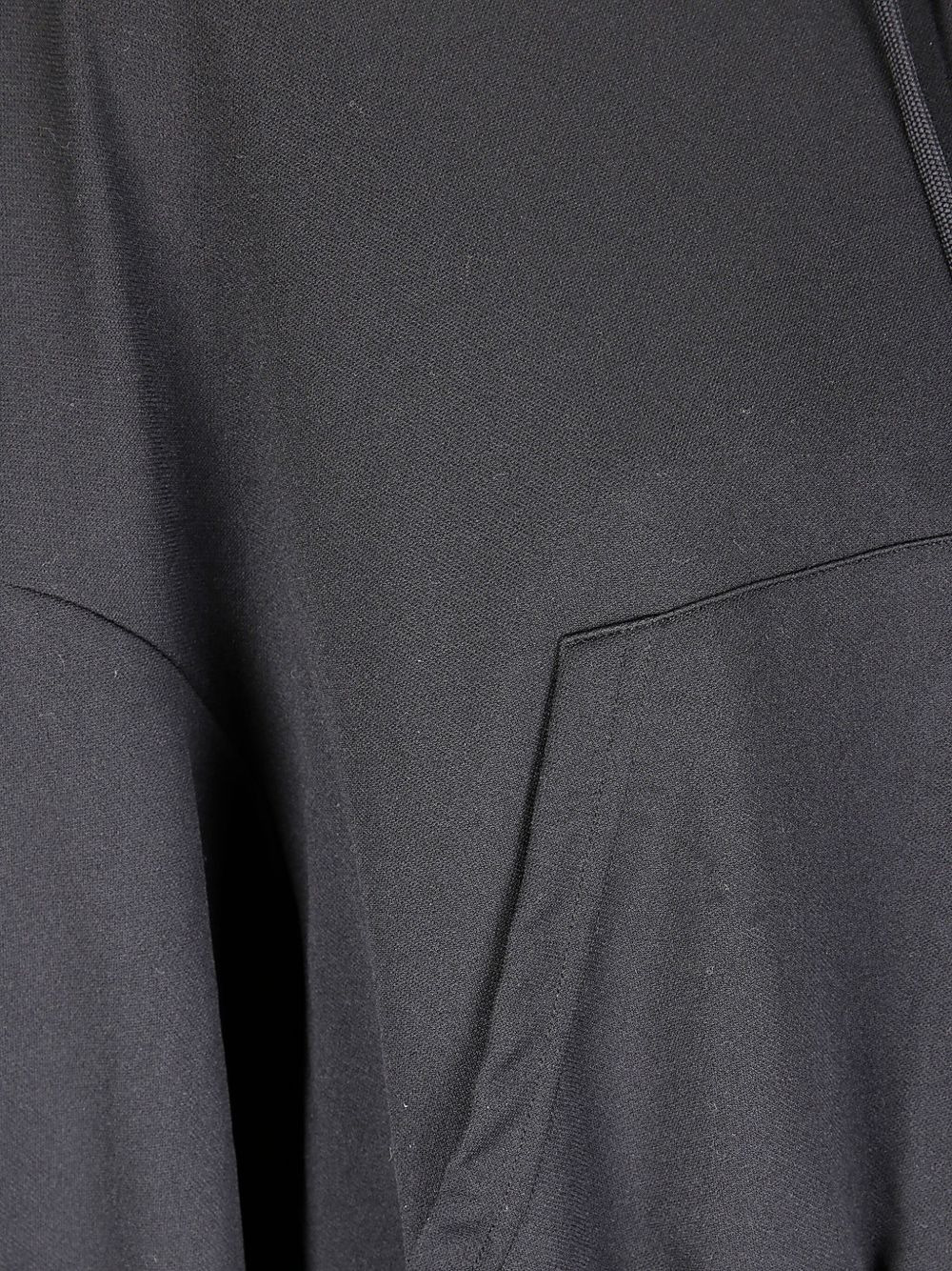 Unbalanced zip-up hoodie - 3