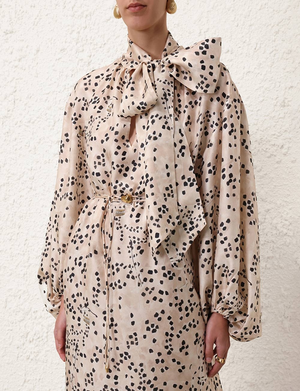 【Zimmermann】ILLUSTRATION BILLOW DRESS ダルメシアンドット Zimmermann ILLUSTRATION BILLOW DRESS | REVERSIBLE