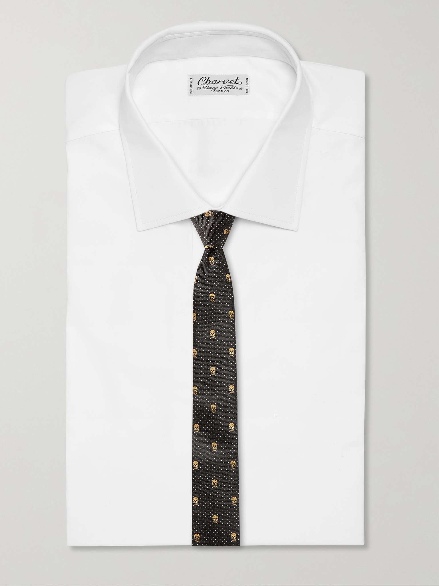 5cm Embroidered Silk-Faille Tie - 5