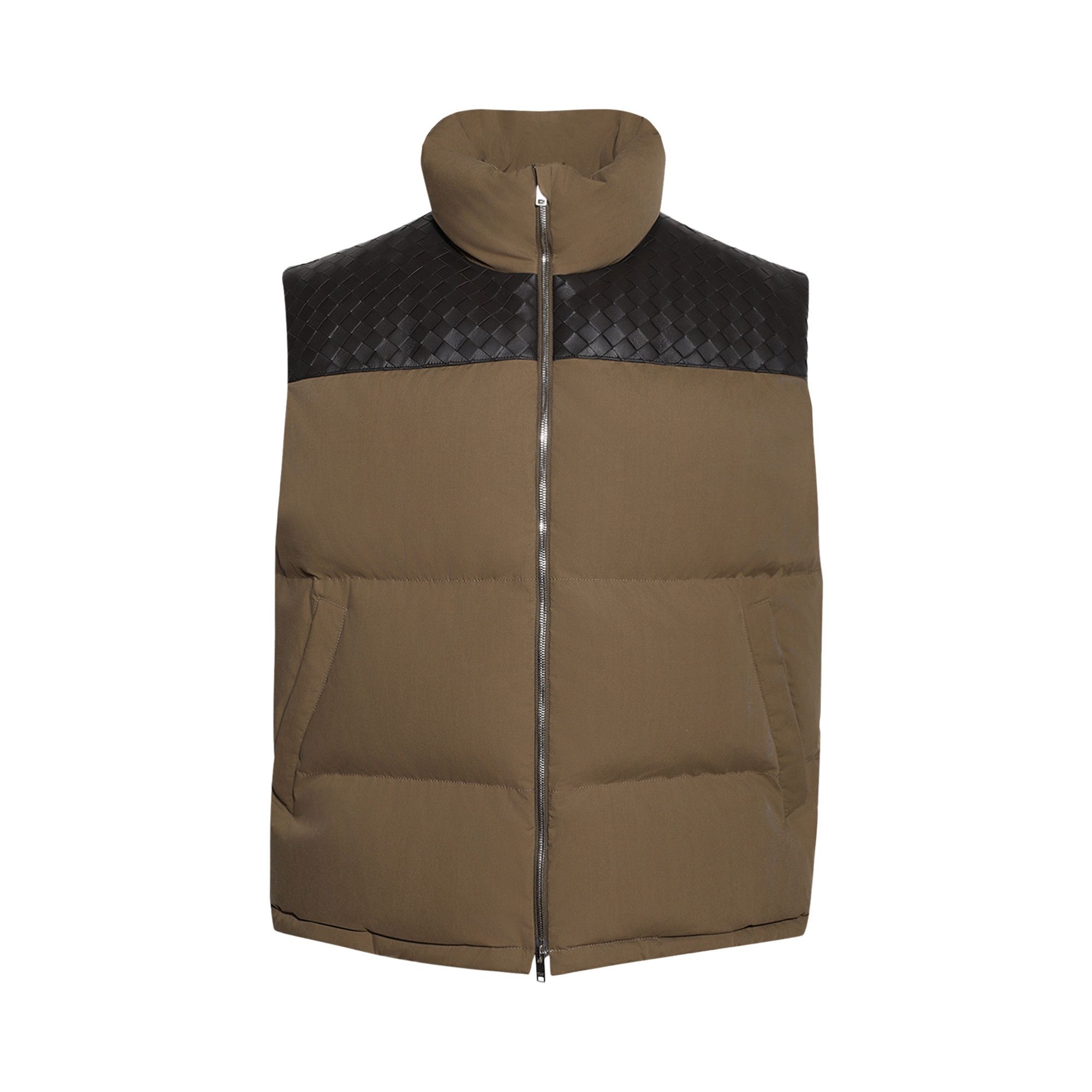 Bottega Veneta Frosted Poplin Puffer Gilet 'Liana' - 1