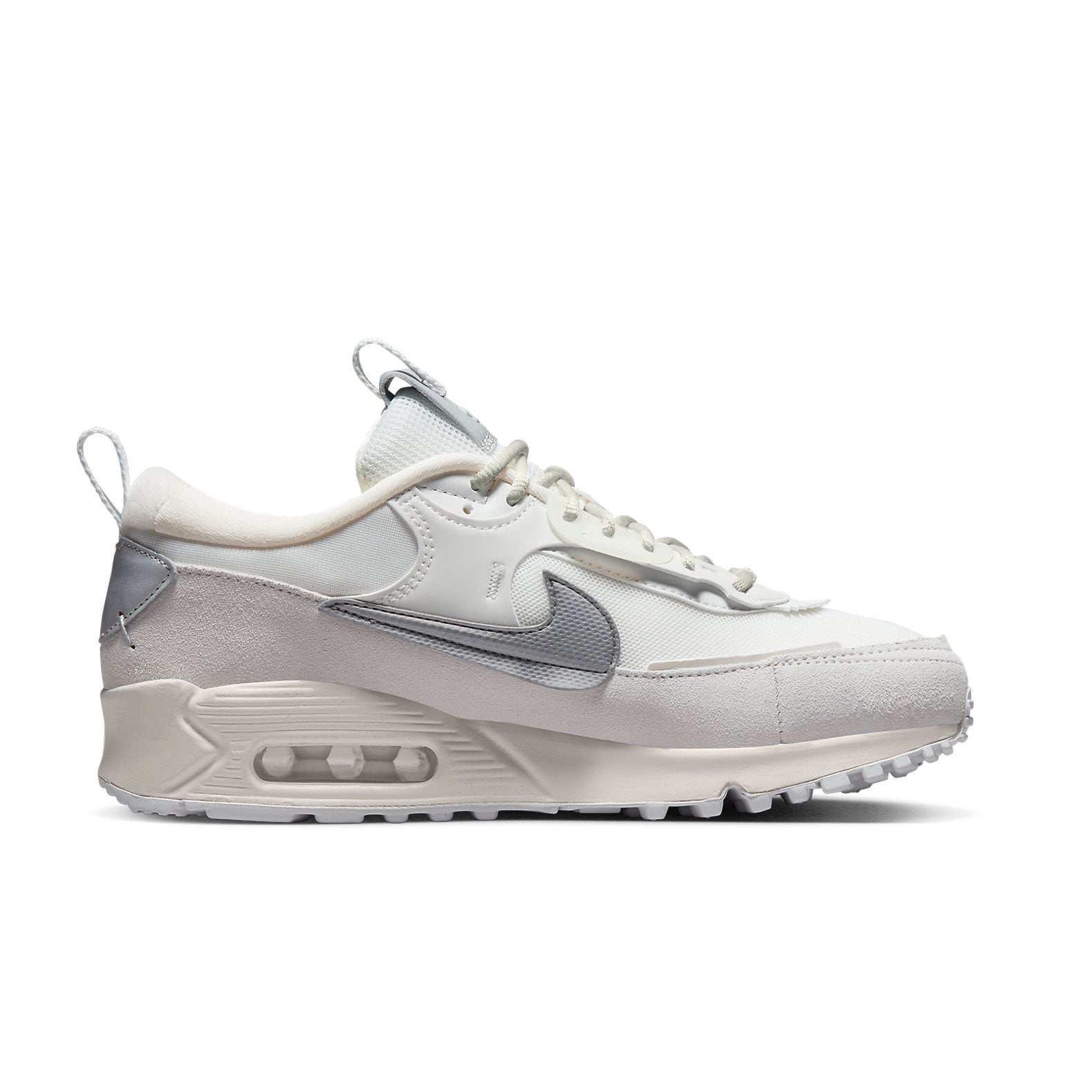 (WMNS) Nike Air Max 90 Futura 'White Metallic Silver' FB1877-110 - 2