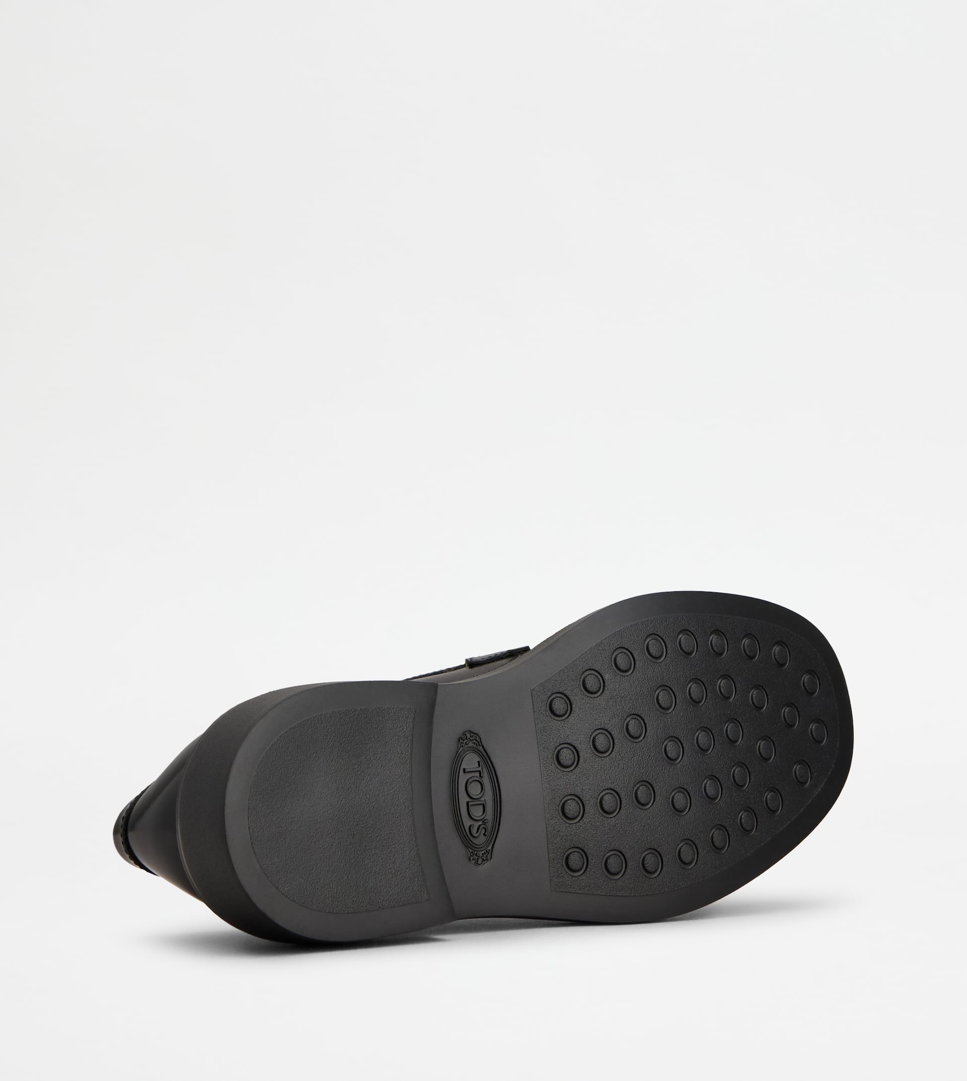 LOAFERS IN LEATHER - BLACK - 4