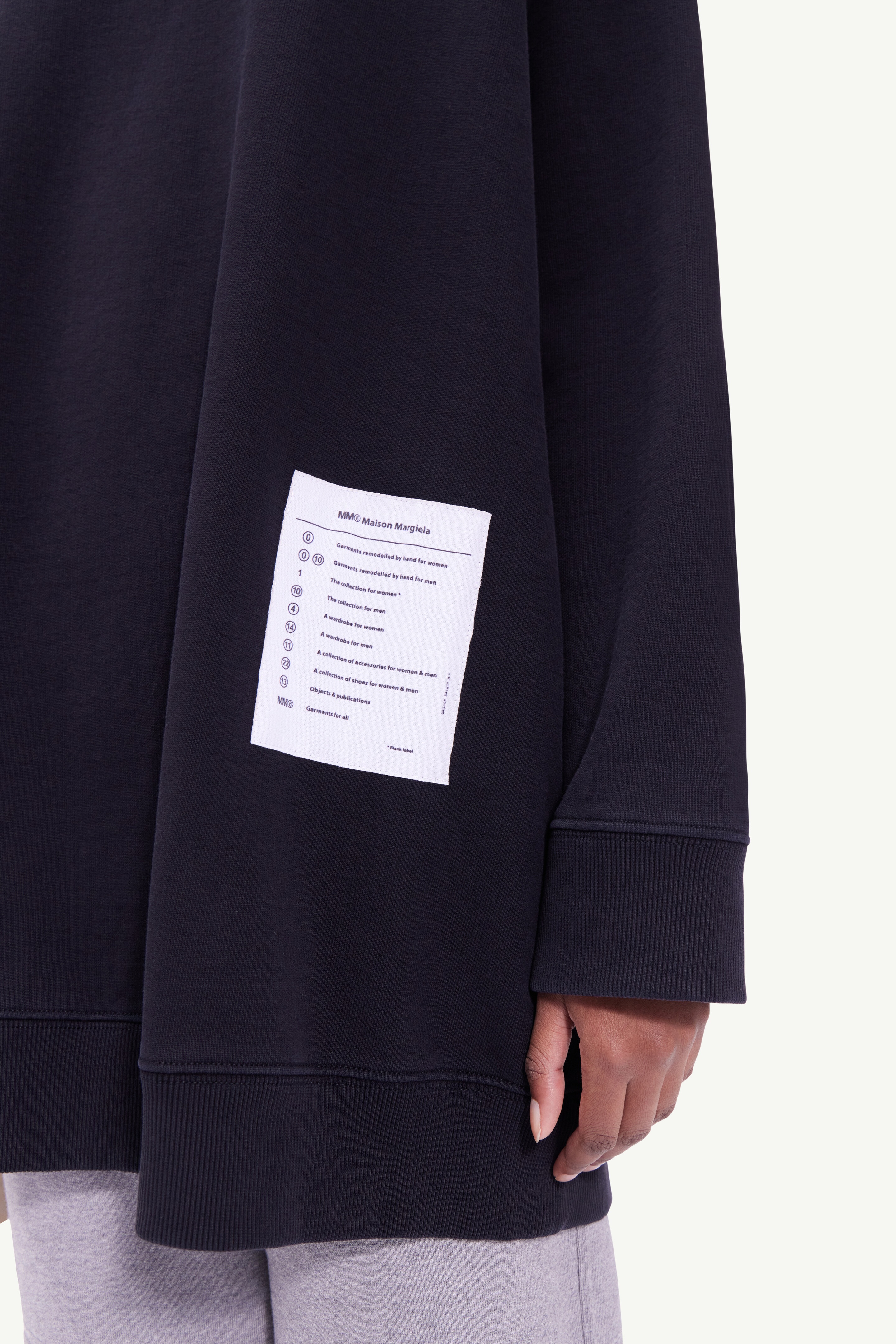 Logo apron sweatshirt - 5