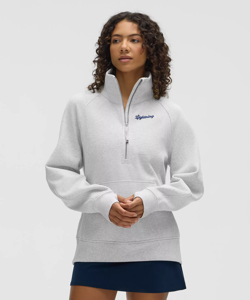 Scuba Oversized Funnel-Neck Half Zip Long *Tampa Bay Lightning 1