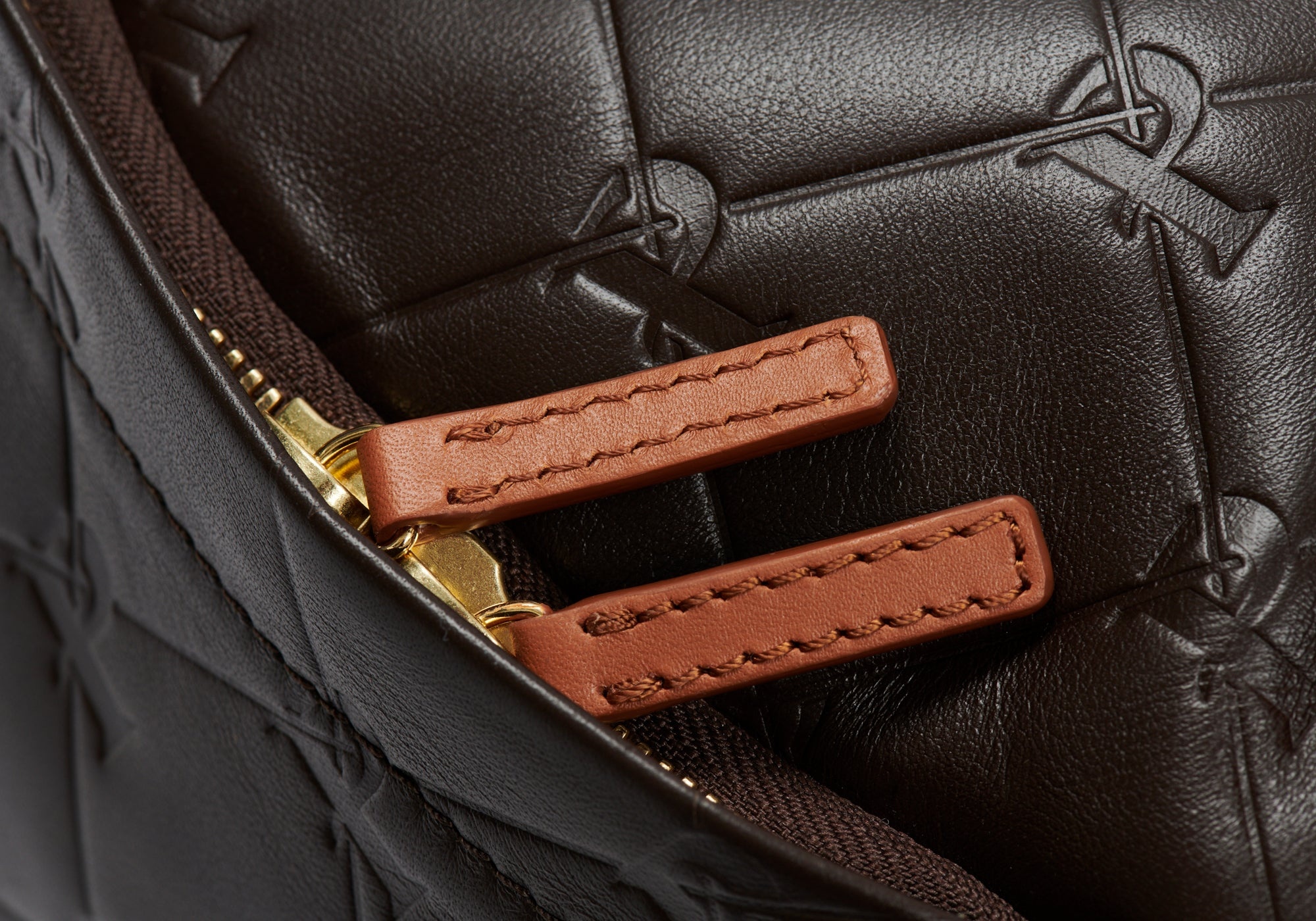 PAL-M-GRAM LEATHER BACKPACK BROWN - 5
