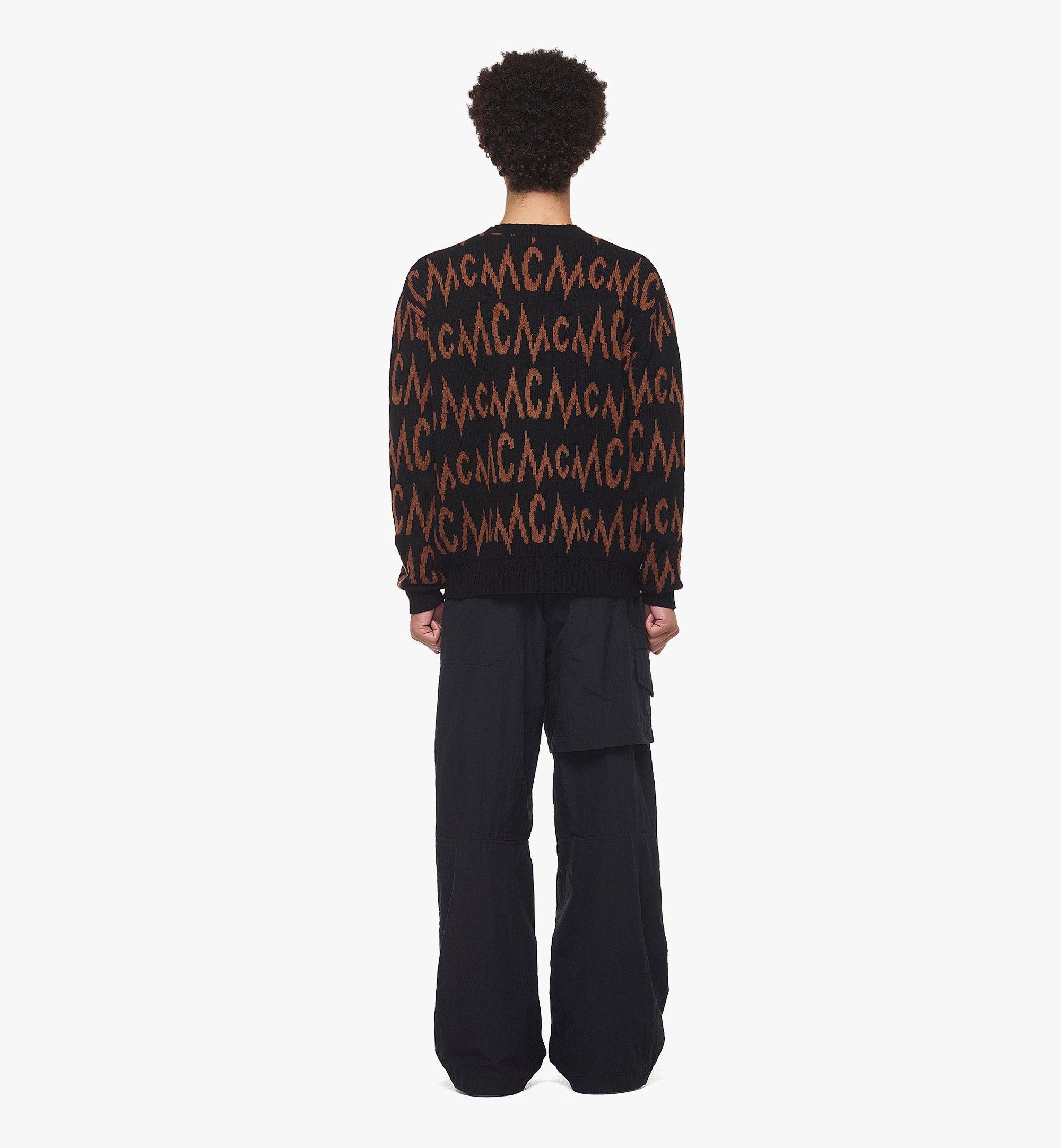 Monogram Jacquard Sweater in Recycled Cashmere - 5
