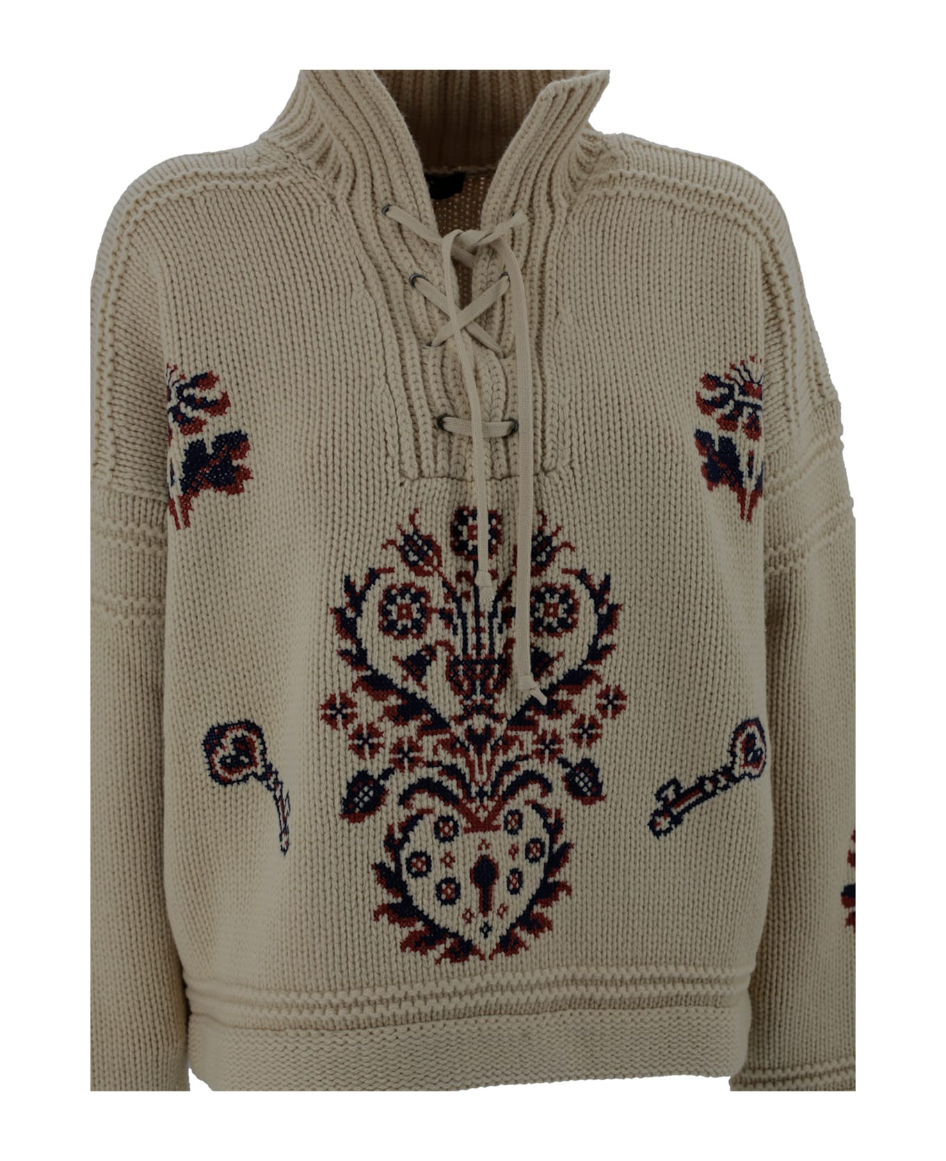 Shirt With Folk Embroidery - 2