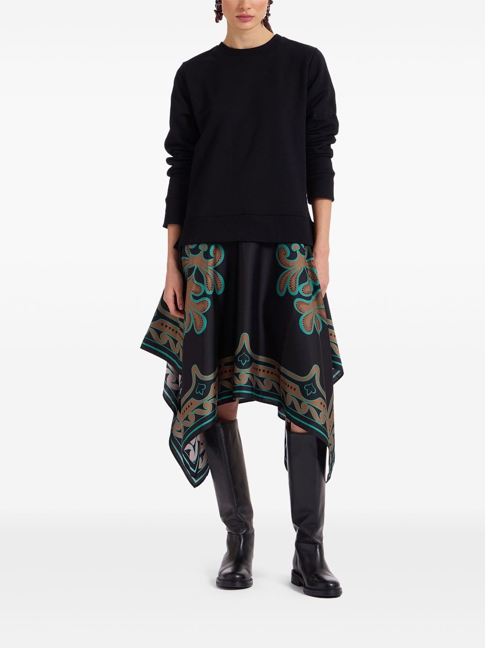 Sporty Foulard midi dress - 2