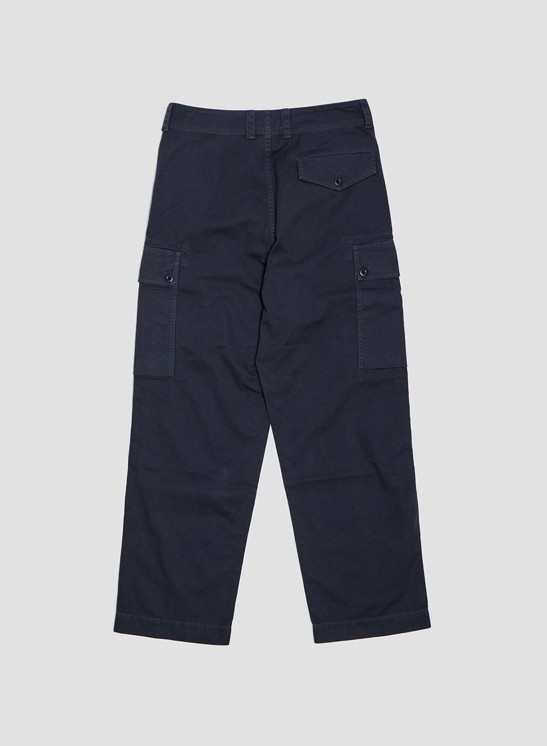 Nigel Cabourn Dutch Pant Cotton Twill in Black Navy | REVERSIBLE