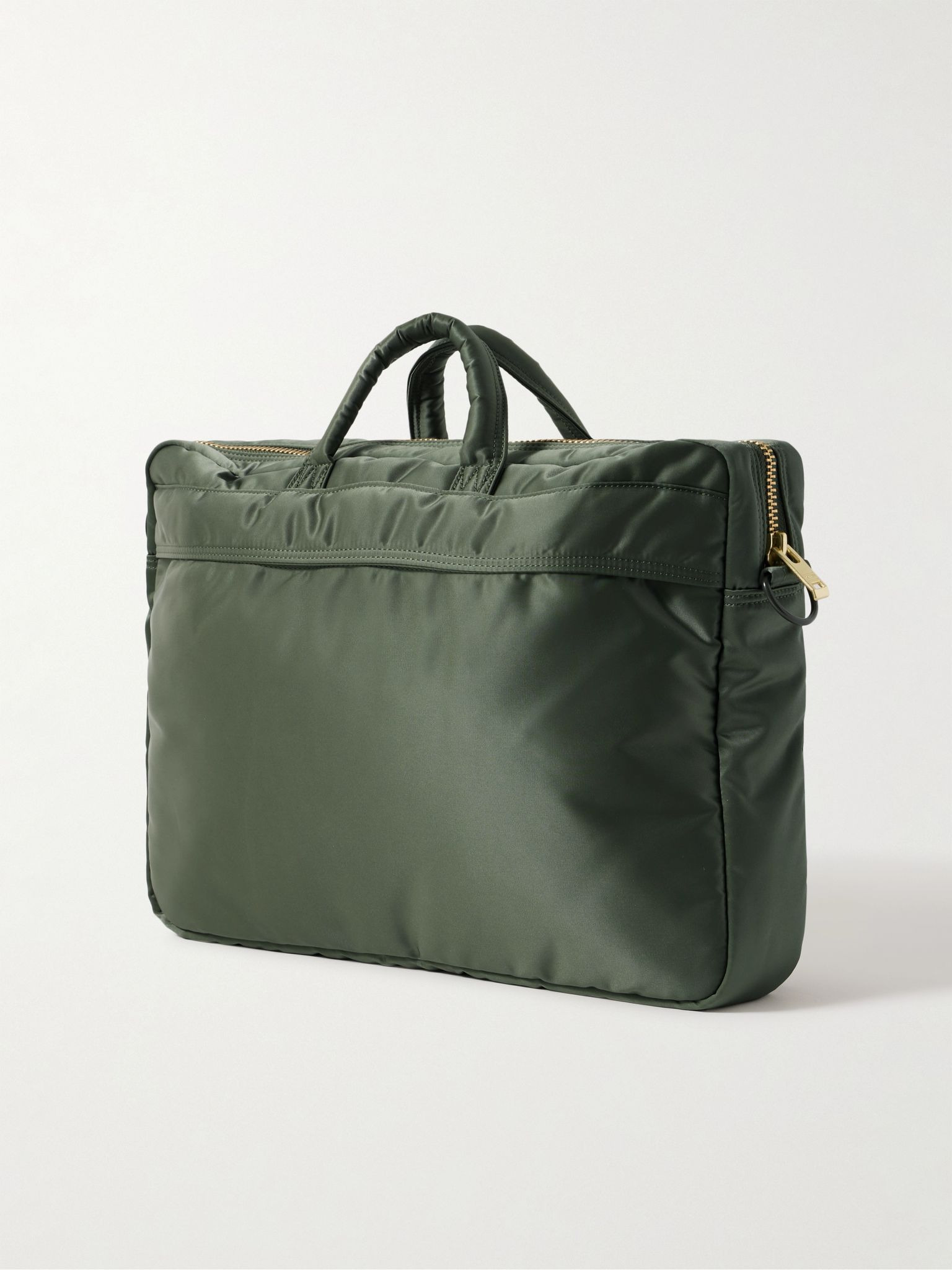 Tanker 2Way Nylon-Twill Briefcase Green - 3