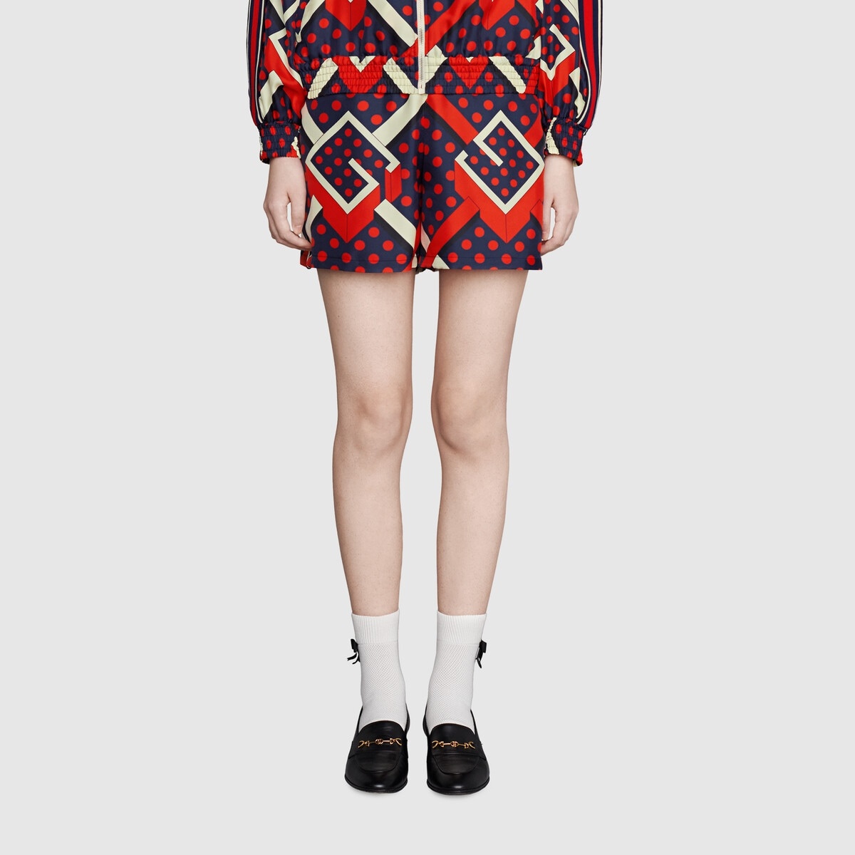 G dot labyrinth print shorts - 3
