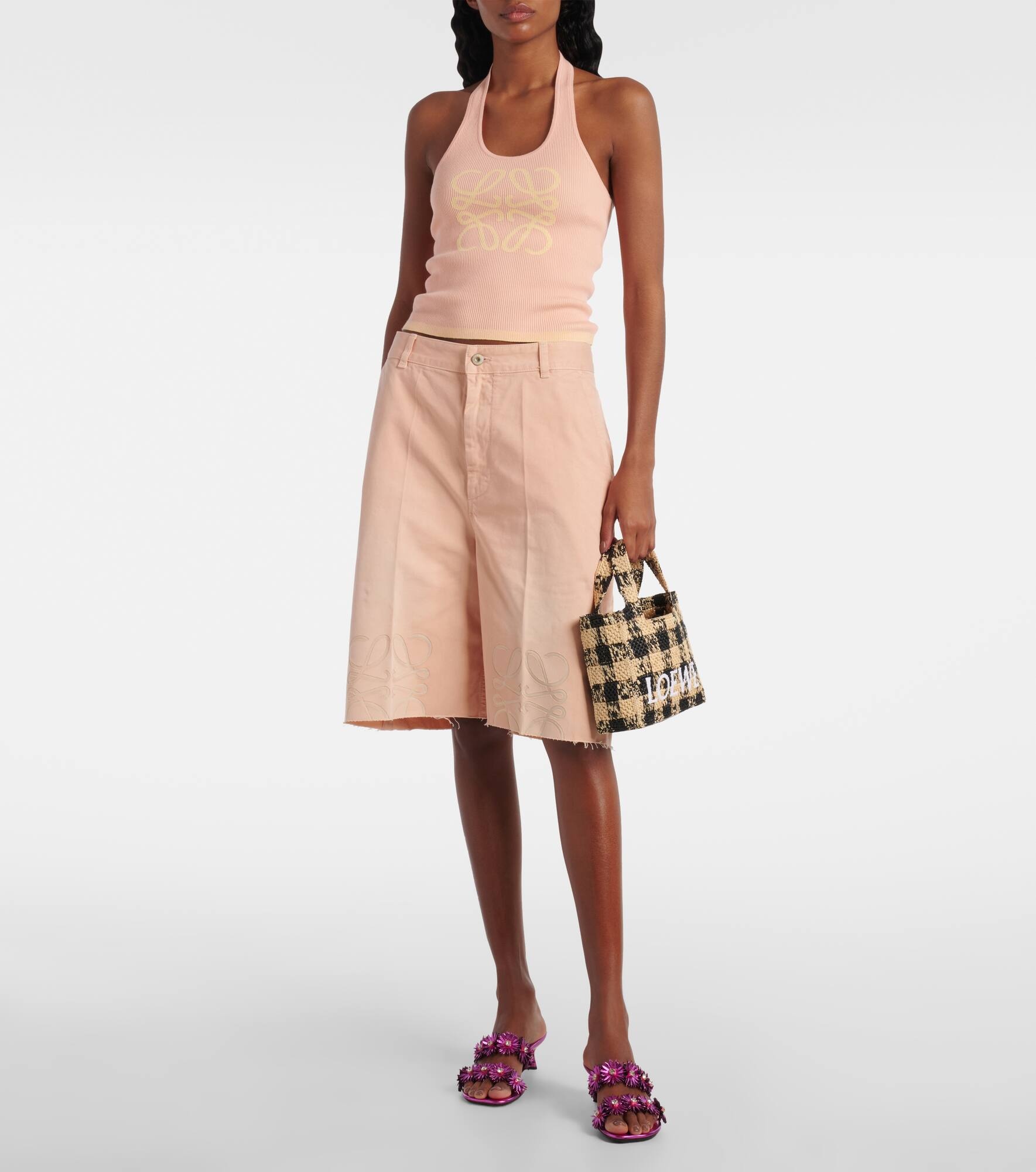 Paula's Ibiza Loewe Font Small tote bag - 5