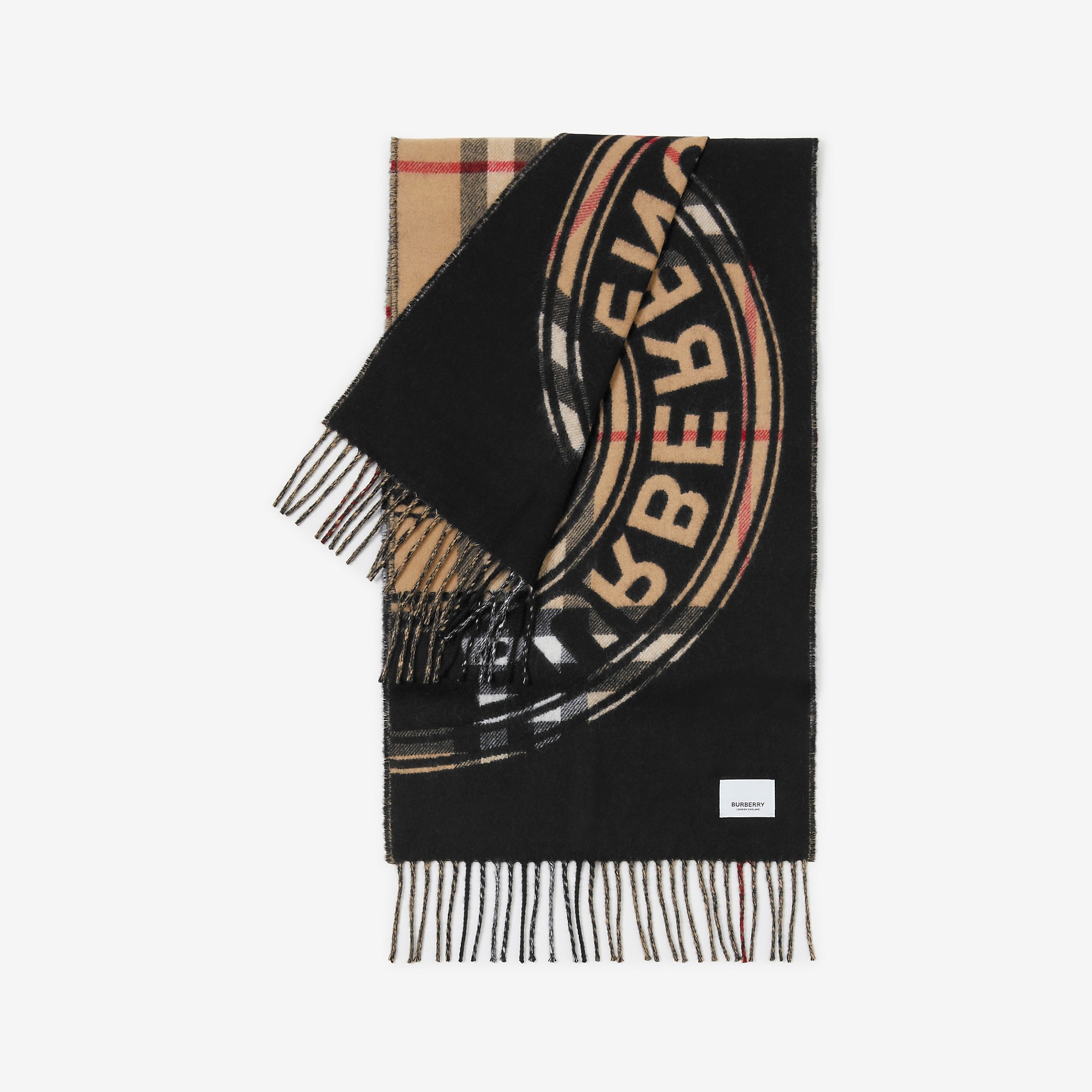 Montage Print Cashmere Scarf - 3