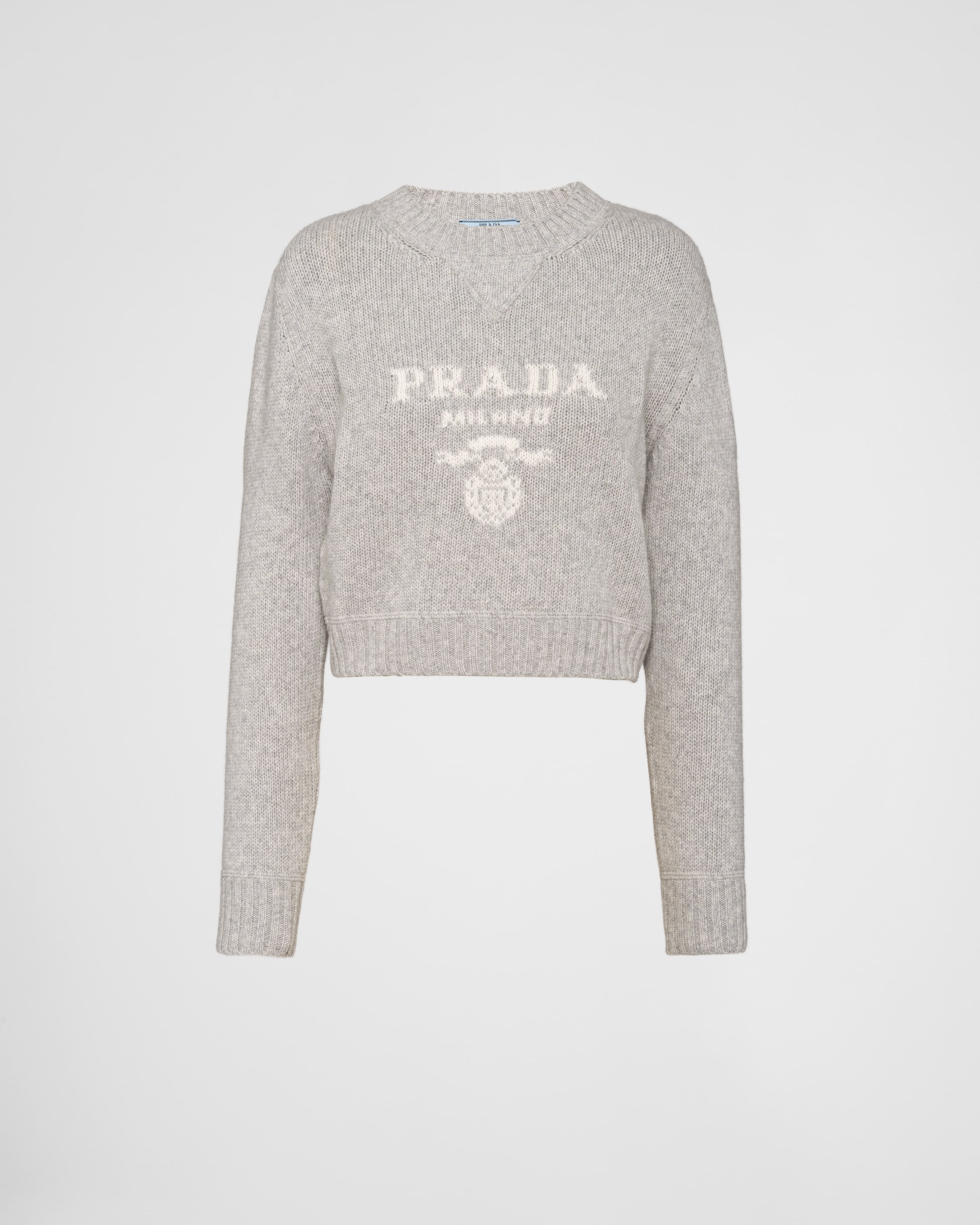 Wool and cashmere crew-neck sweater - 1