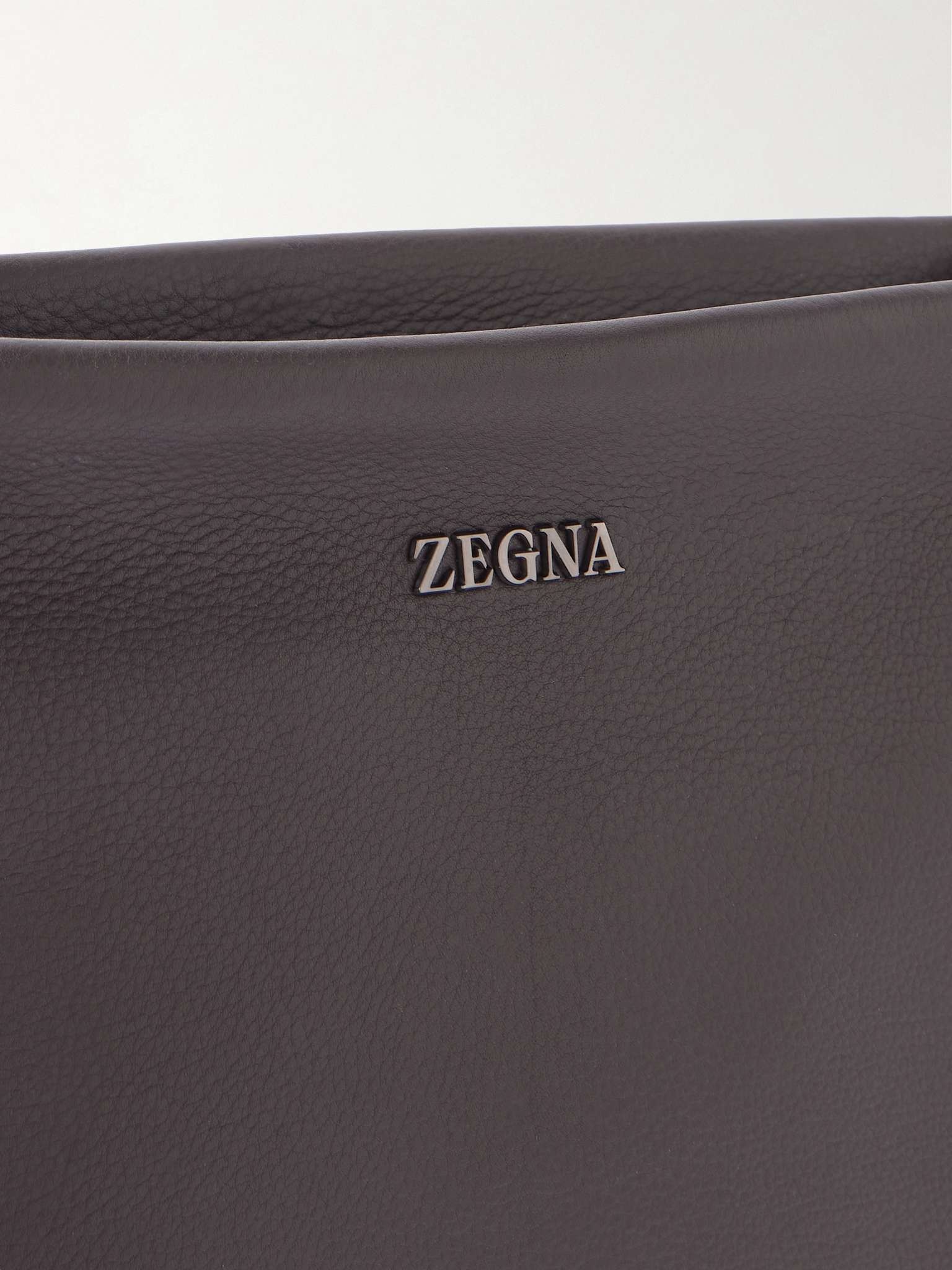 SECONDSKIN Leather Messenger Bag - 5