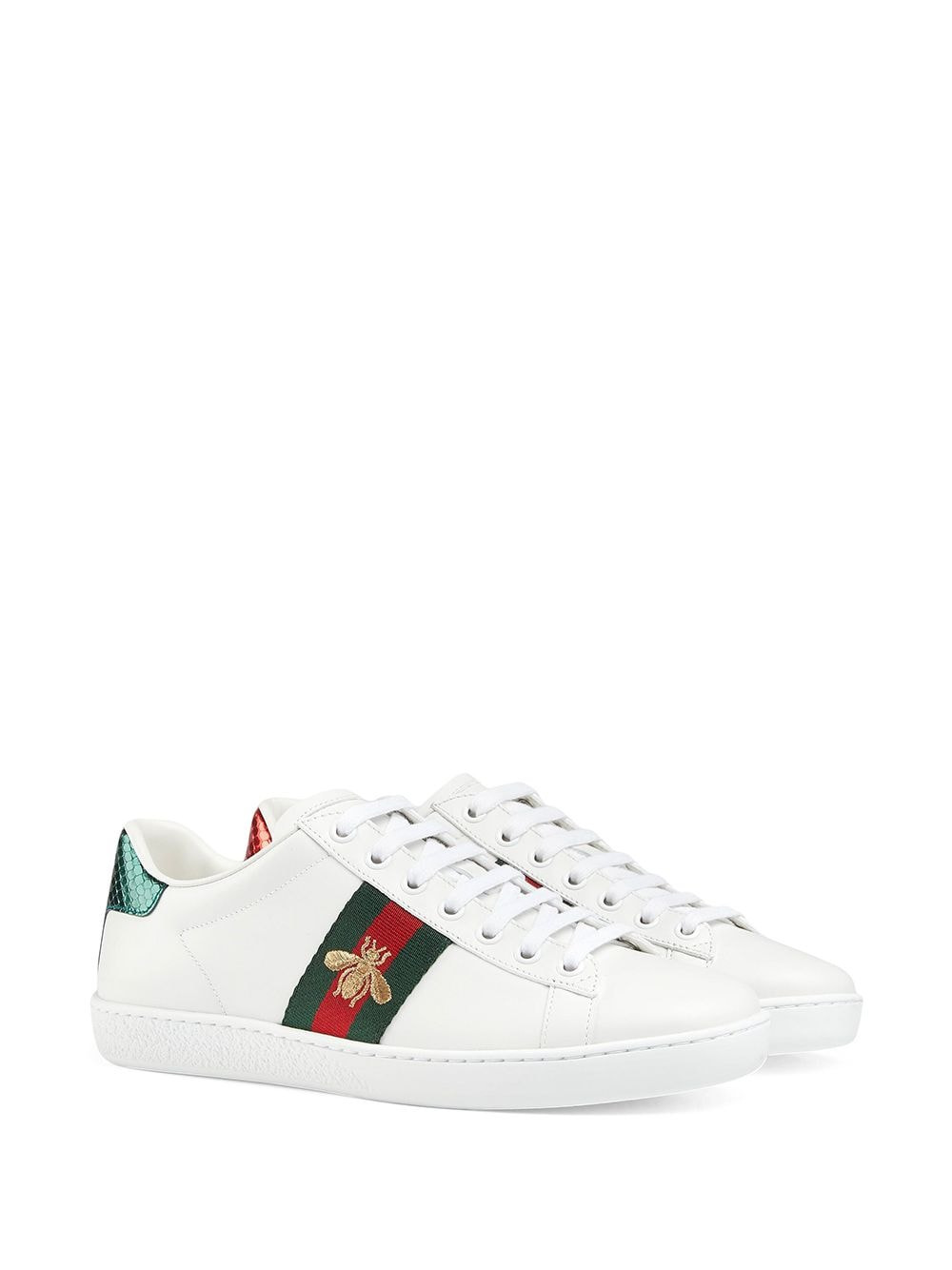 Gucci Women Ace Leather Sneakers - 5