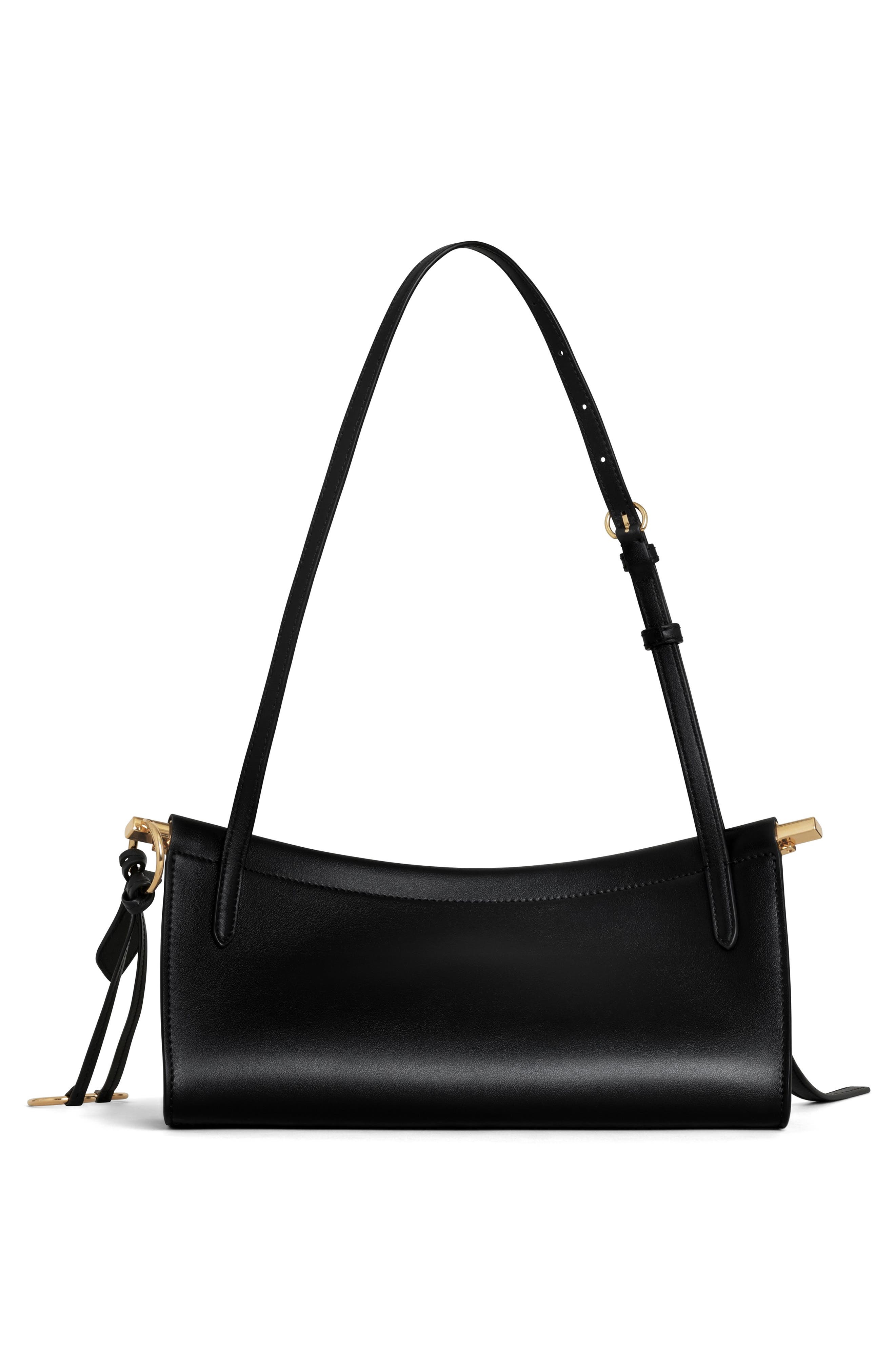 Alaïa Small Le Click East/West Leather Shoulder Bag in Noir at Nordstrom - 3